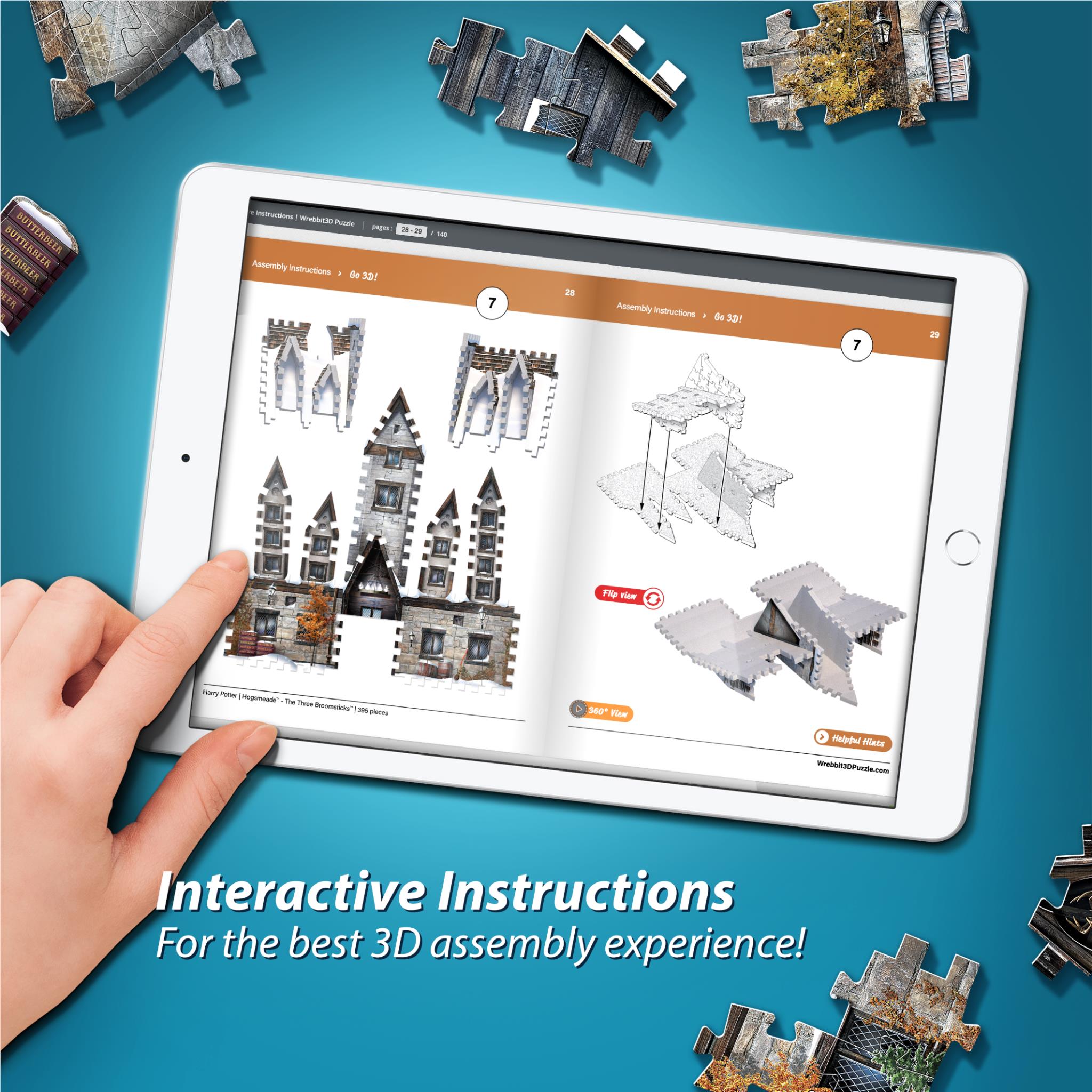 Wrebbit3D 3D Jigsaw Puzzle (Harry Potter - Three Broomsticks)