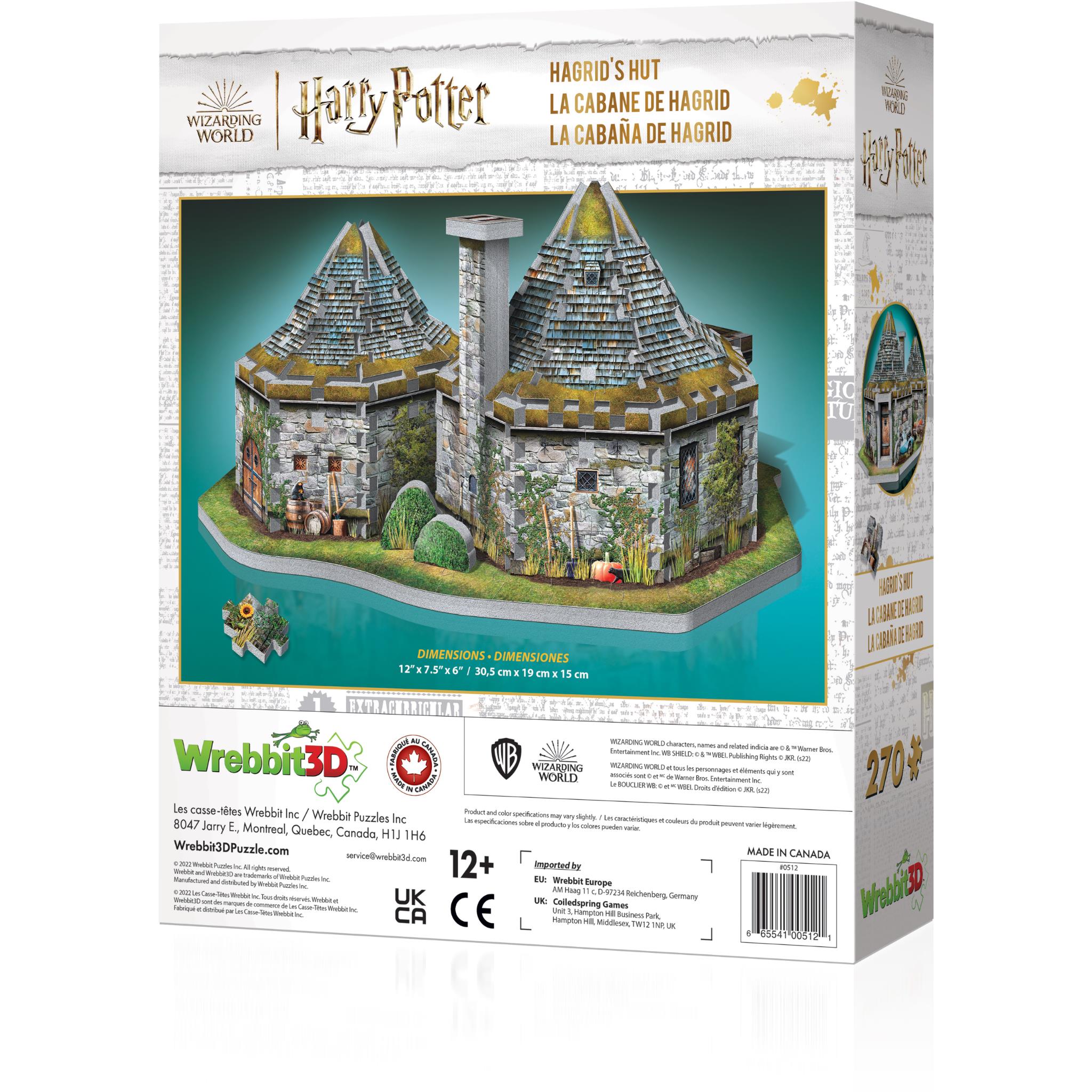 Wrebbit3D 3D Jigsaw Puzzle (Harry Potter - Hagrid's Hut)