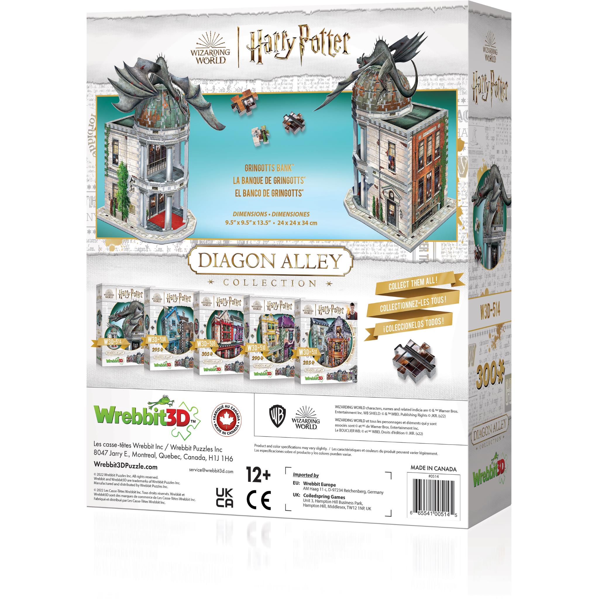 Wrebbit3D 3D Jigsaw Puzzle (Harry Potter - Gringott's Bank)
