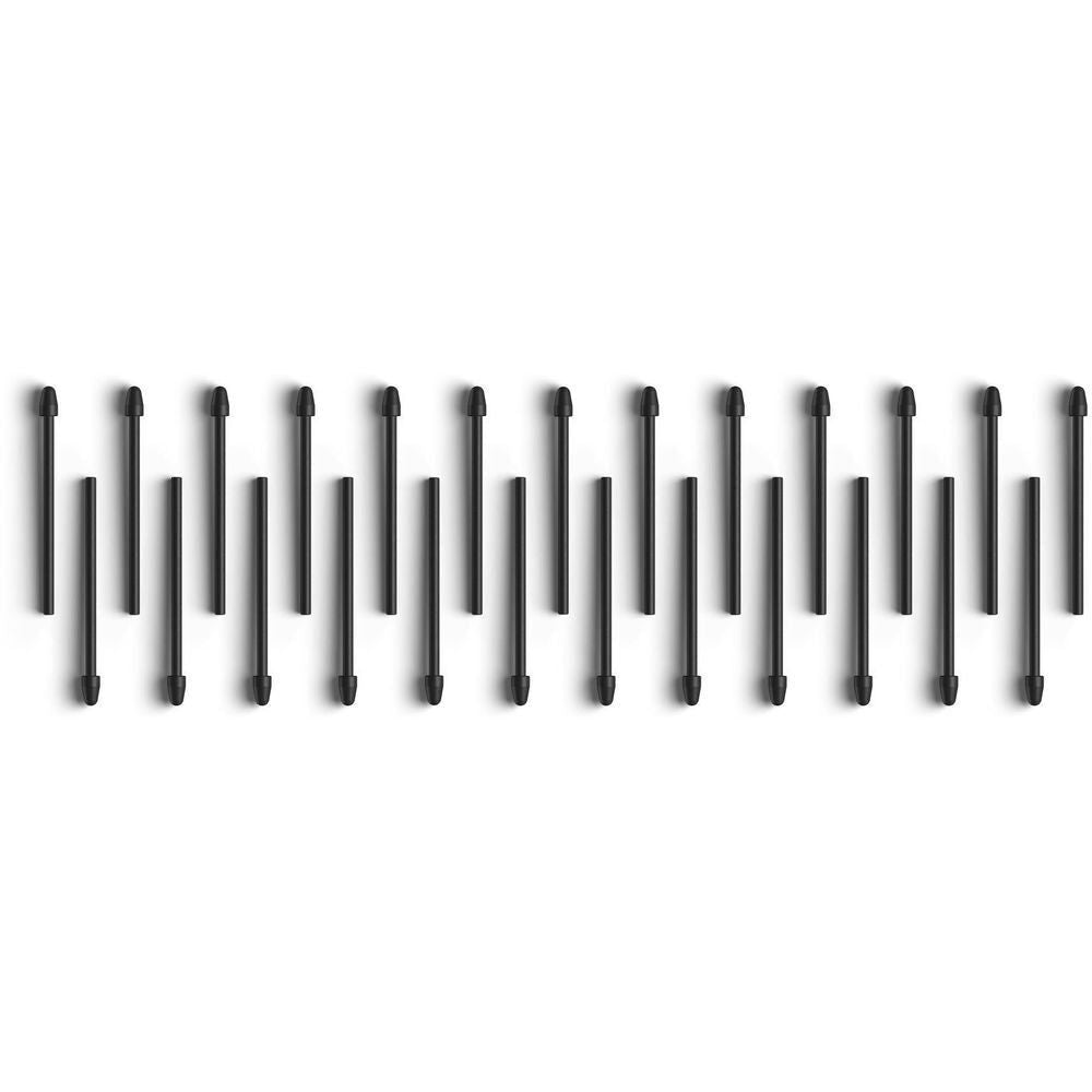 Marker tip refill pack with 25 black replacement nibs