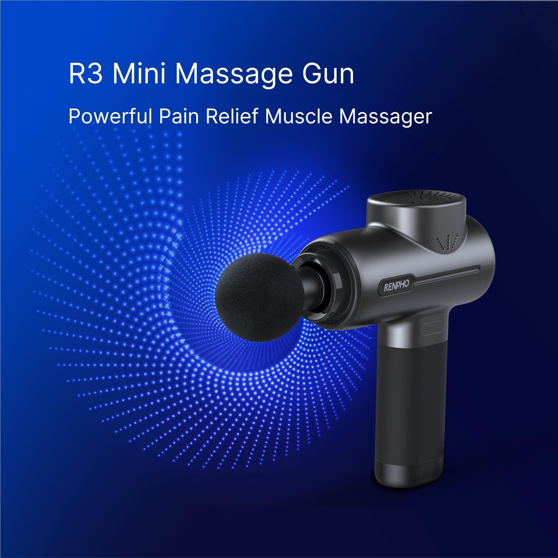 RENPHO R3 Massage Gun with Heat, Percussion Muscle Mini