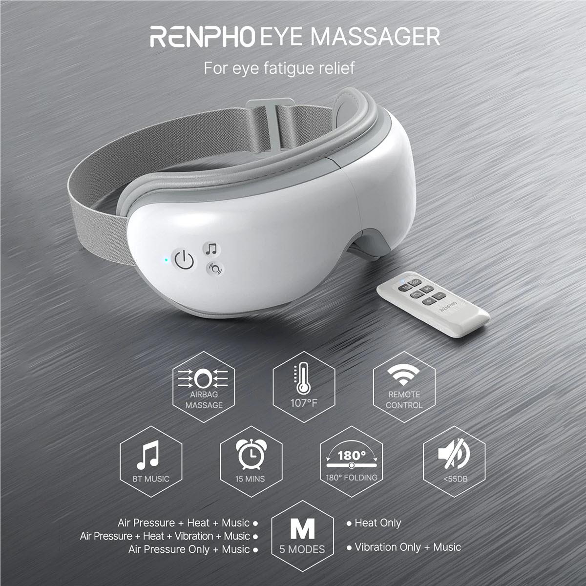 Renpho Eyeris Eye Massager with Remote