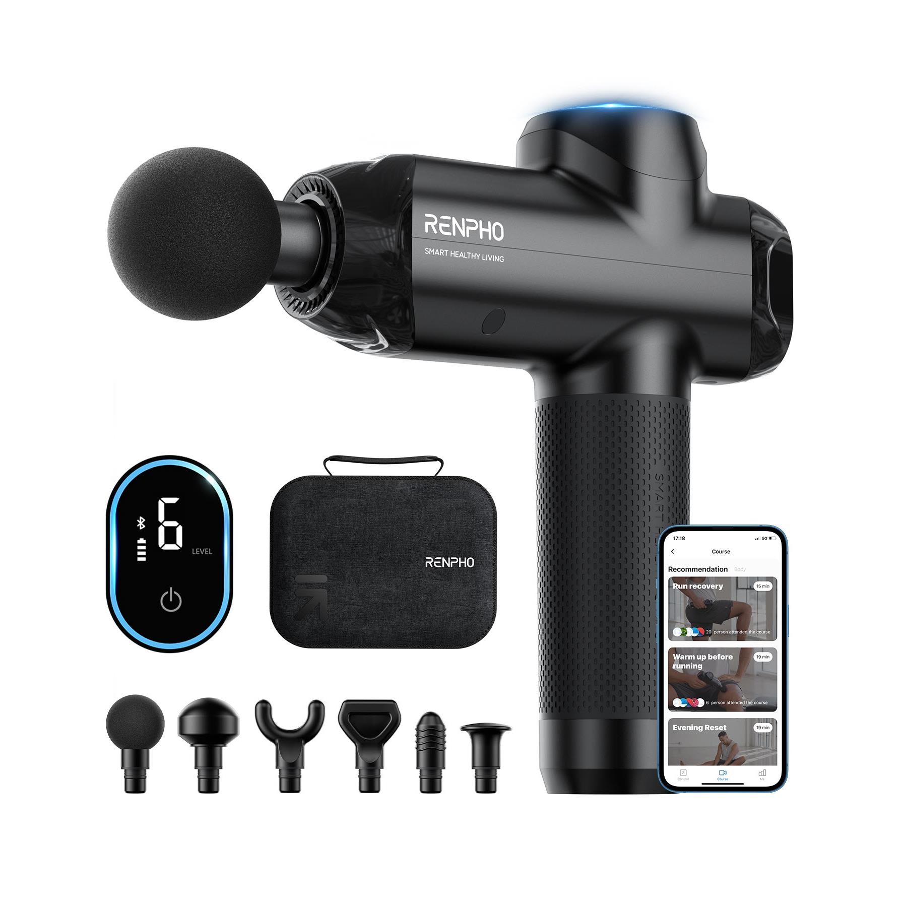 RENPHO Power + Smart Massage Gun