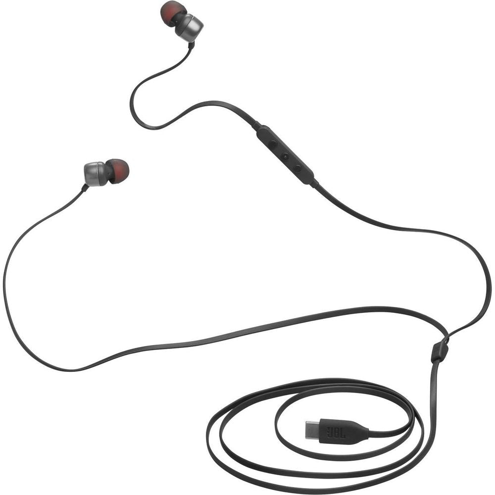 JBL Tune 310C USB-C Wired In-ear Headphones (Black)