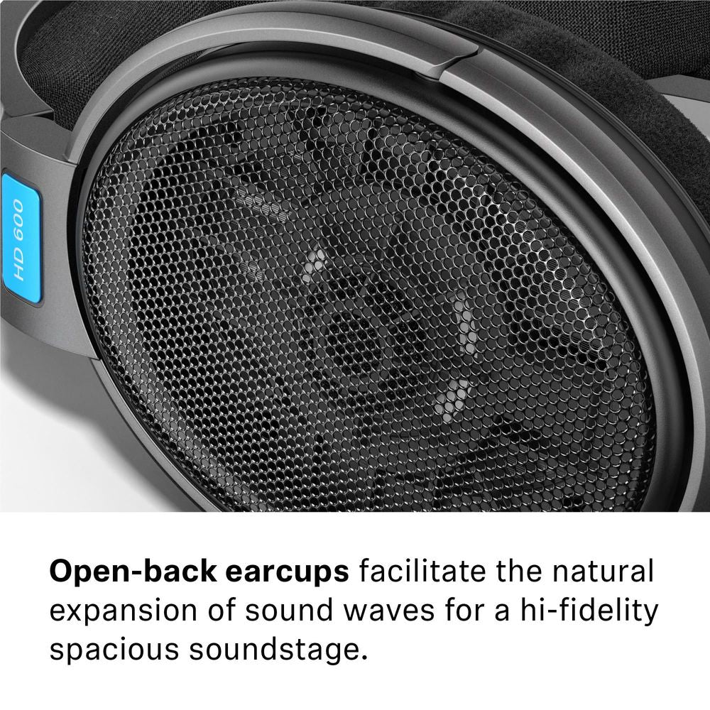 Sennheiser HD 600 Hi-Res Audiophile Open Back Headphones
