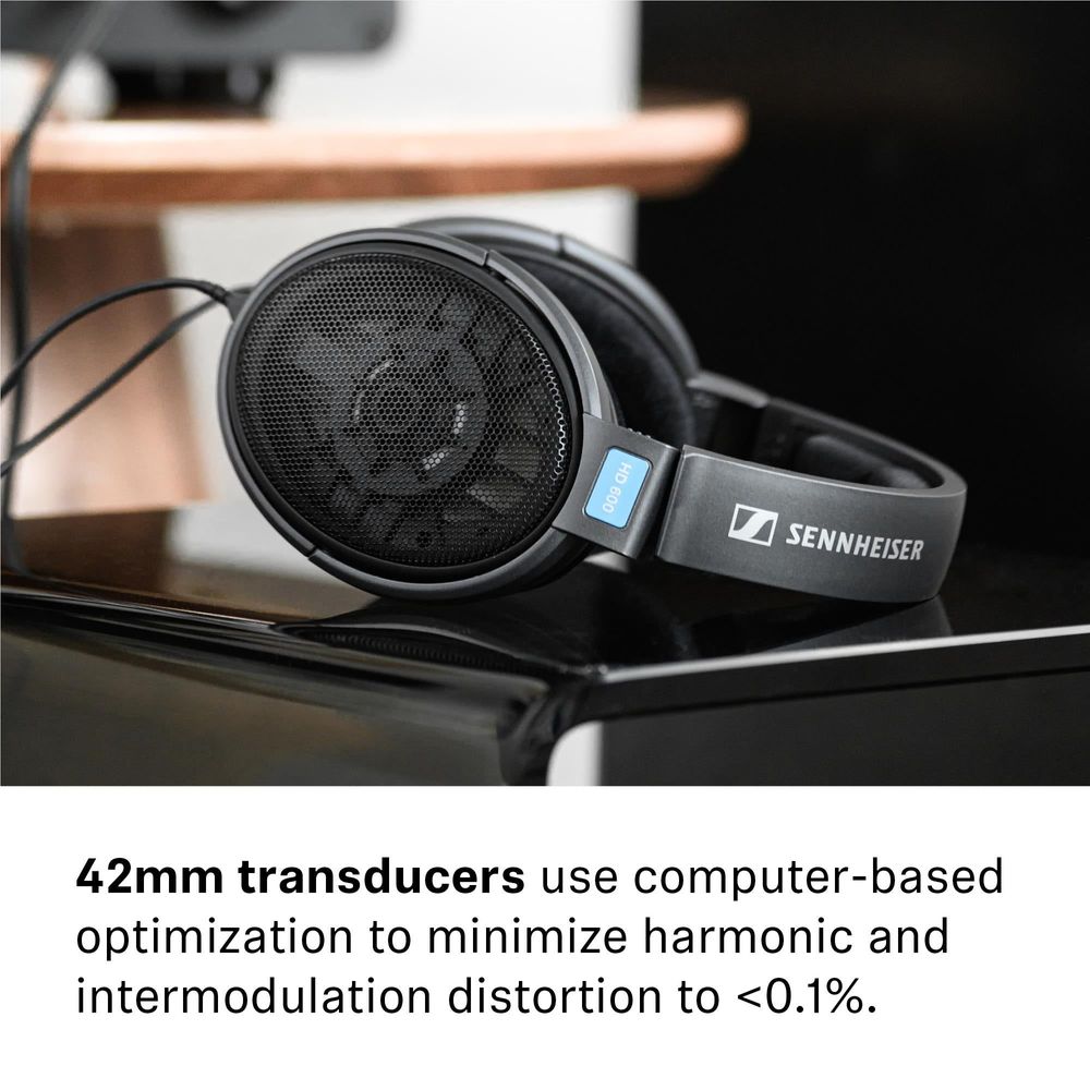 Sennheiser HD 600 Hi-Res Audiophile Open Back Headphones
