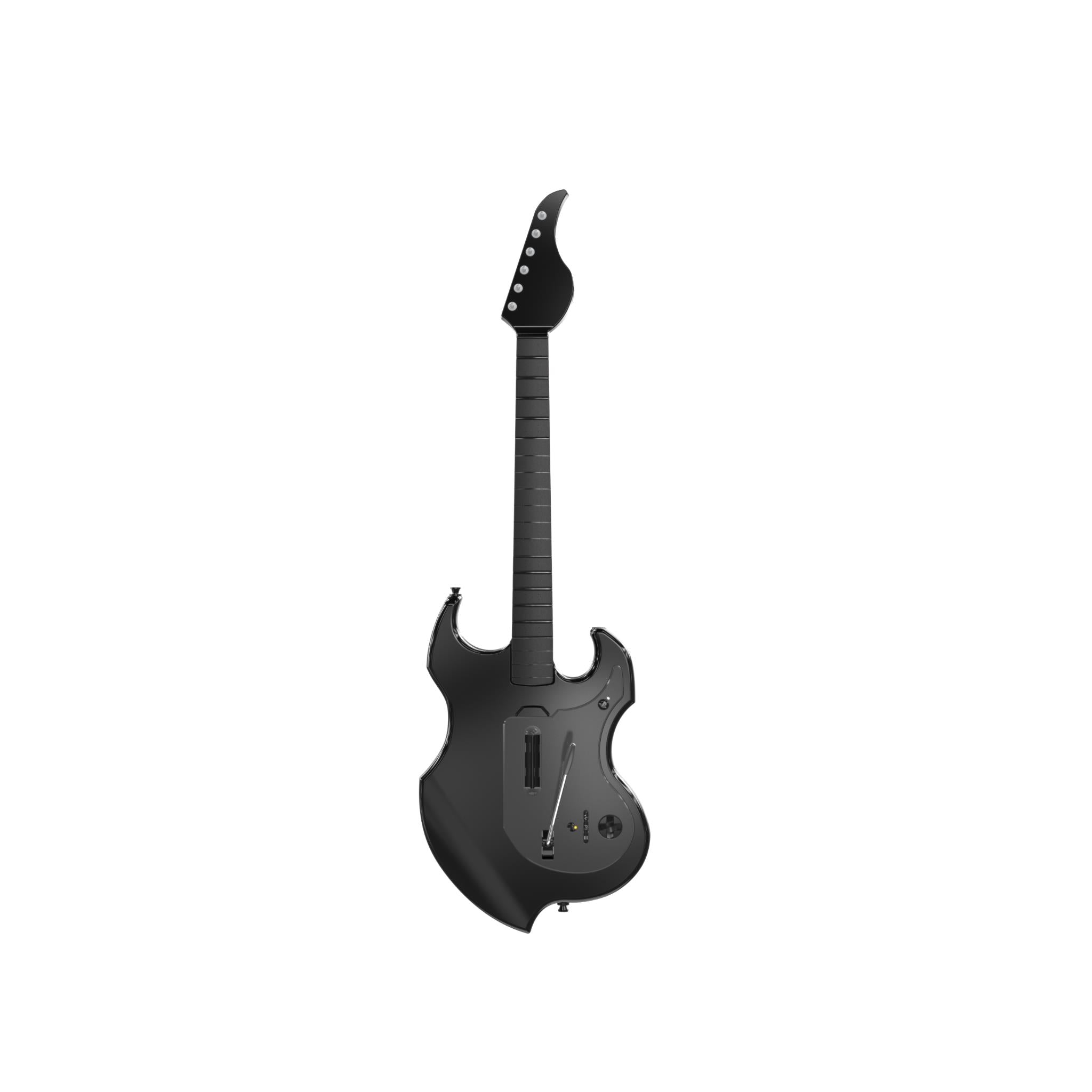 PDP Riffmaster wireless guitar controller for PlayStation in black, image 4 - Electronic Gaming Accessories at Tech Supply Shed NZ