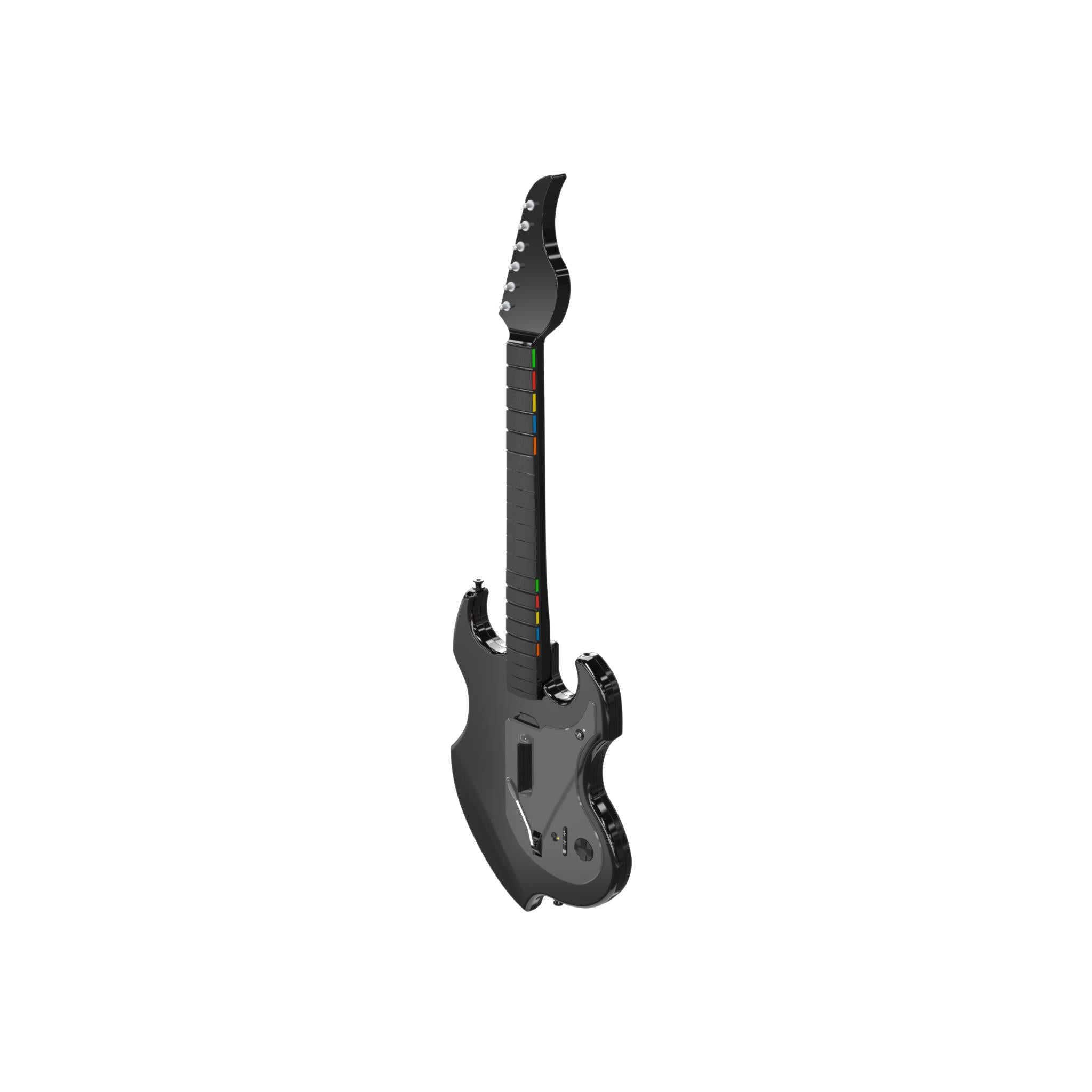 PDP Riffmaster wireless guitar controller for PlayStation in black, image 5 - Electronic Gaming Accessories at Tech Supply Shed NZ