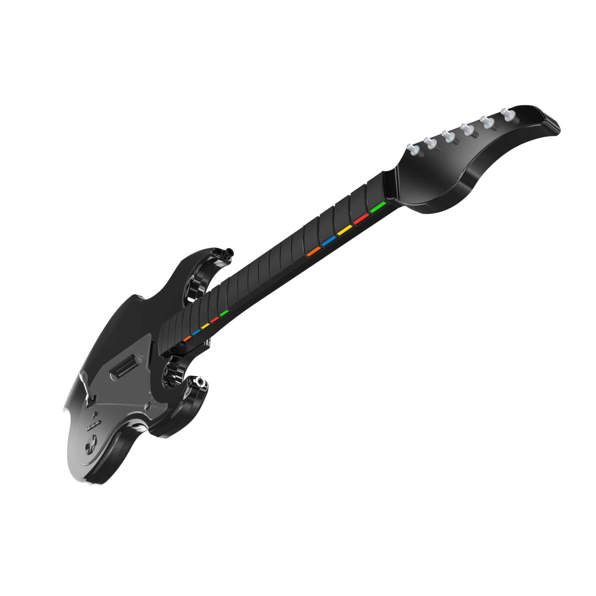 PDP Riffmaster wireless guitar controller for PlayStation in black, image 6 - Electronic Gaming Accessories at Tech Supply Shed NZ