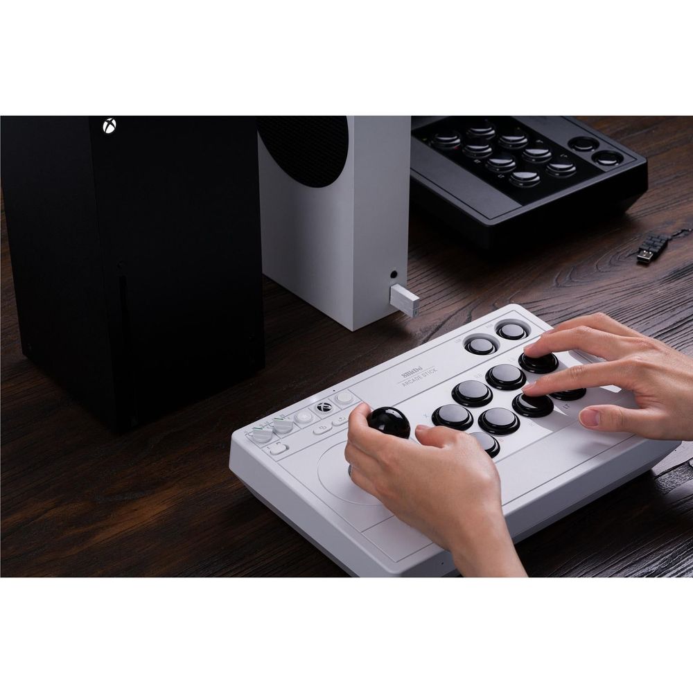 8BitDo Arcade Stick for Xbox (White)