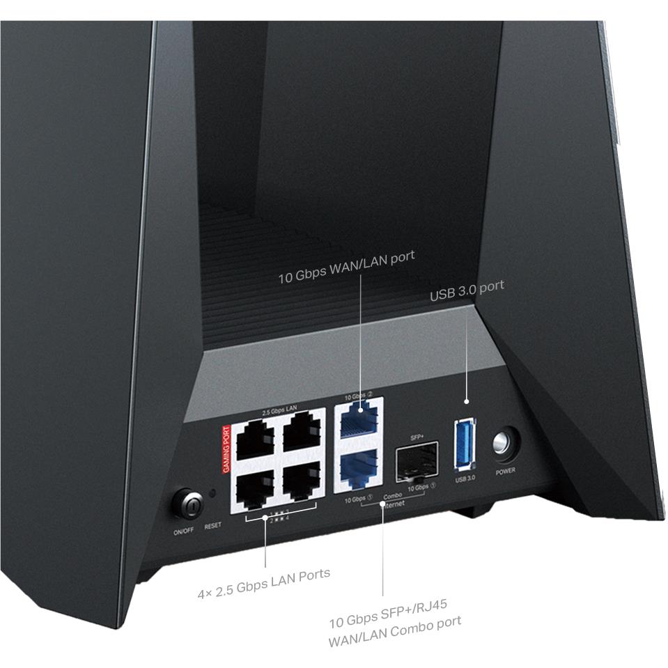 TP-Link GE800 BE19000 Tri-Band Wi-Fi 7 Gaming Router