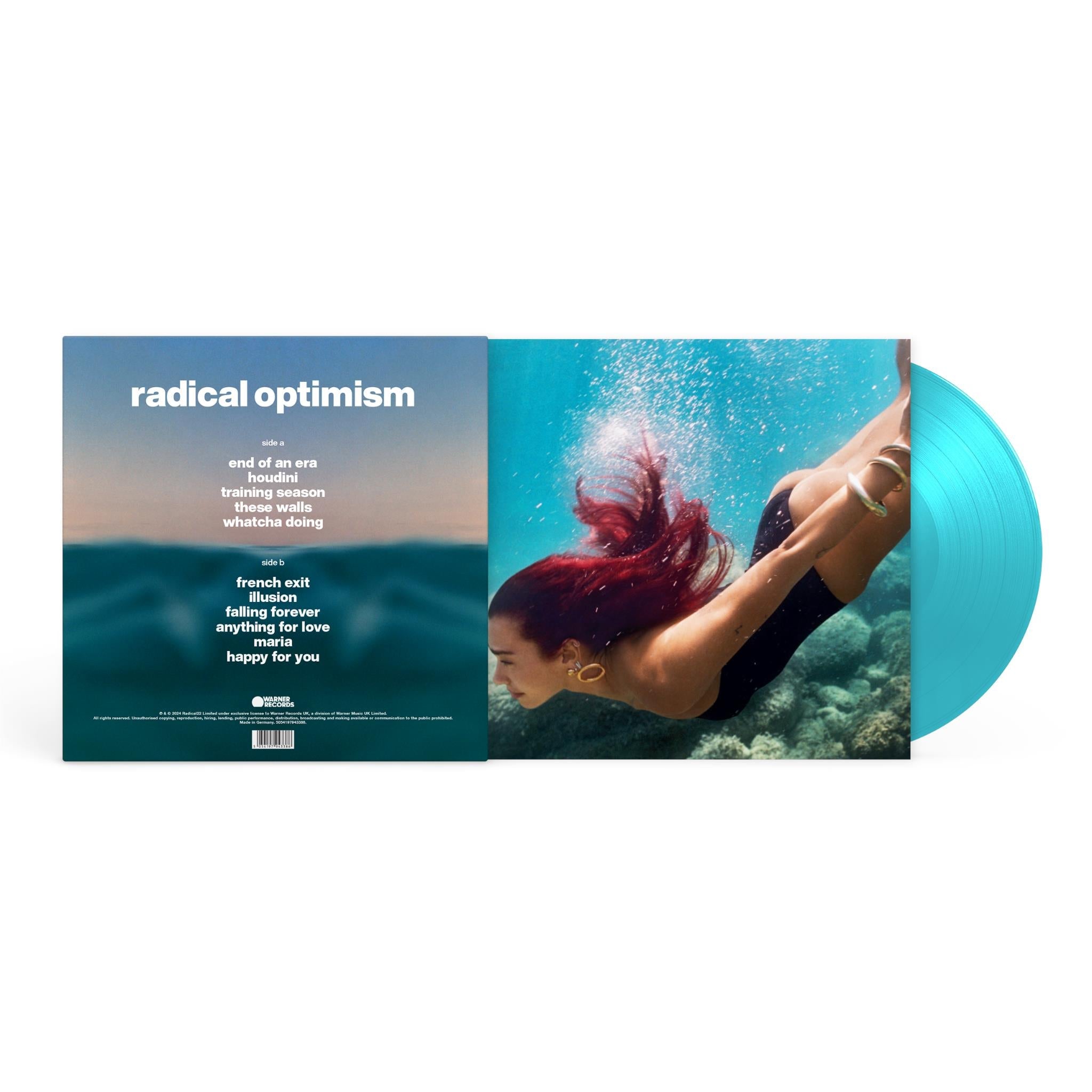 Radical Optimism (Blue Vinyl) - By: Dua Lipa