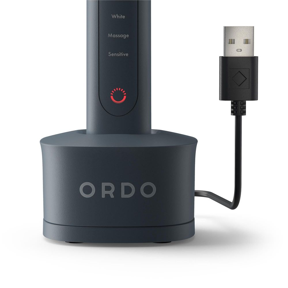 Ordo Sonic+ Electric Toothbrush & Charging Travel Case Bundle (Charcoal Grey)