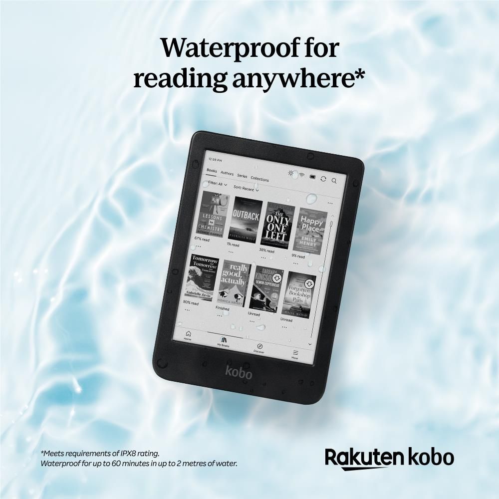 Kobo Clara Black & White 6" E-Reader
