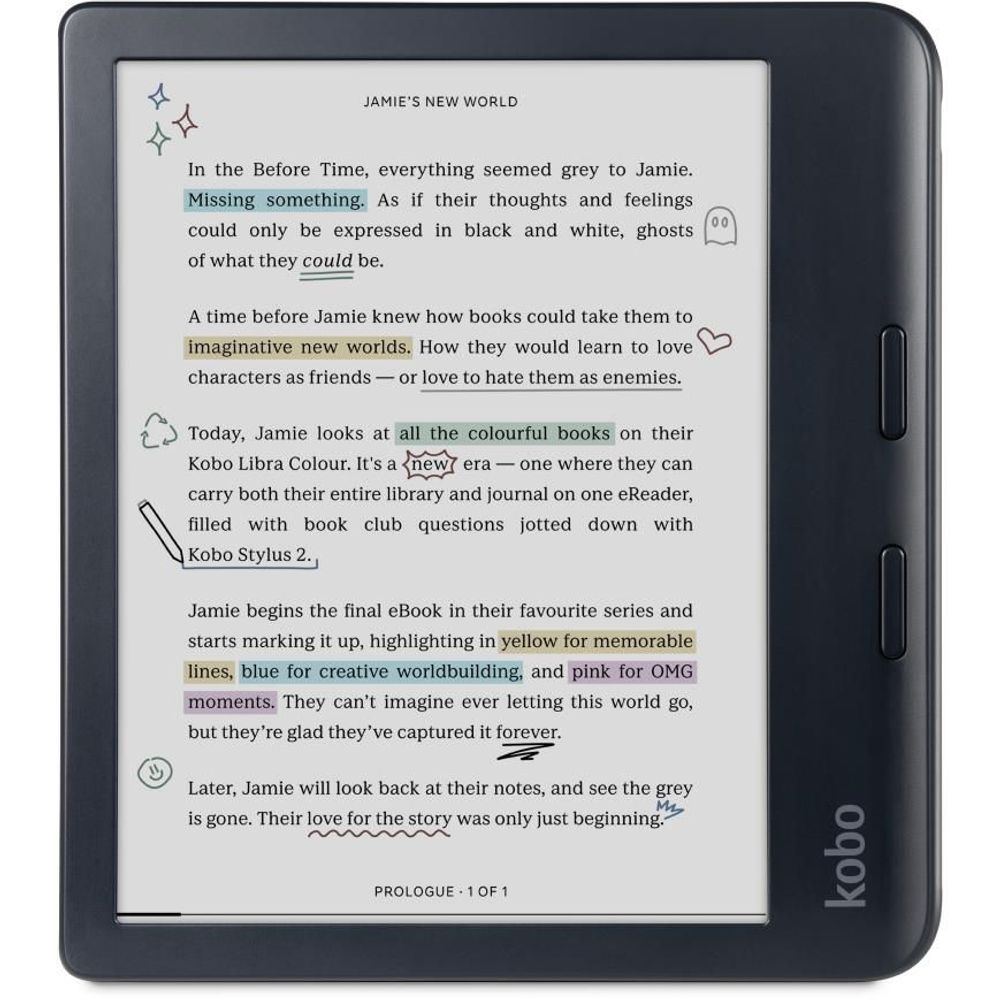 Kobo Libra Colour 7" eReader (Black)