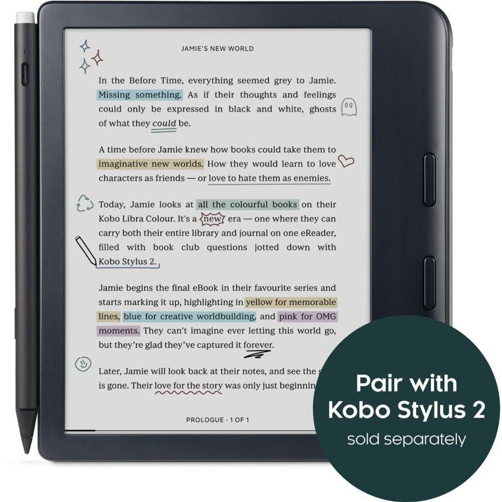 Kobo Libra Colour 7" eReader (Black)