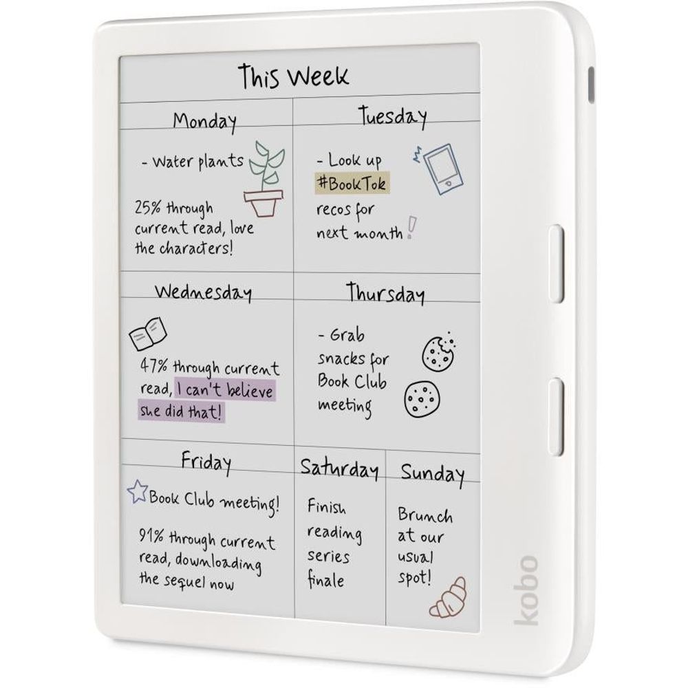 Kobo Libra Colour 7" eReader (White)