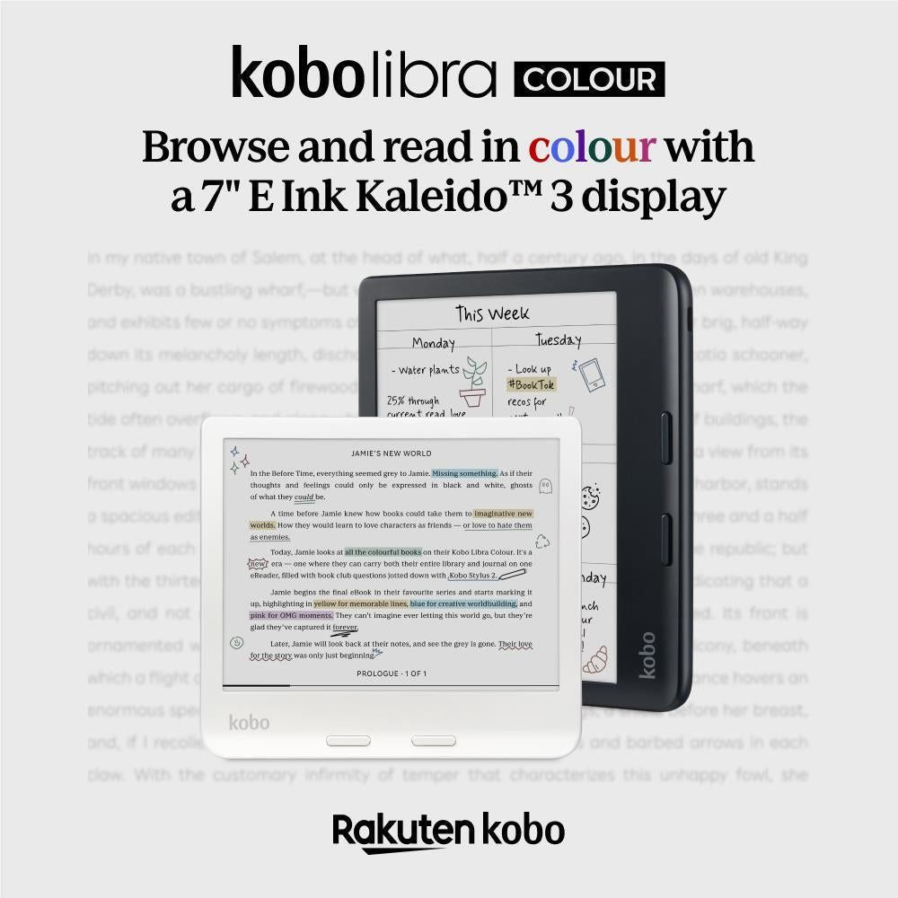 Kobo Libra Colour 7" eReader (White)
