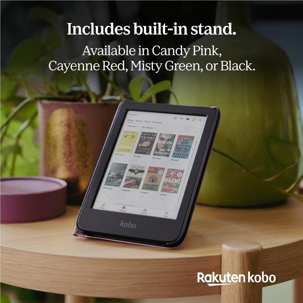 Kobo Clara eReader SleepCover Case (Cayenne Red)