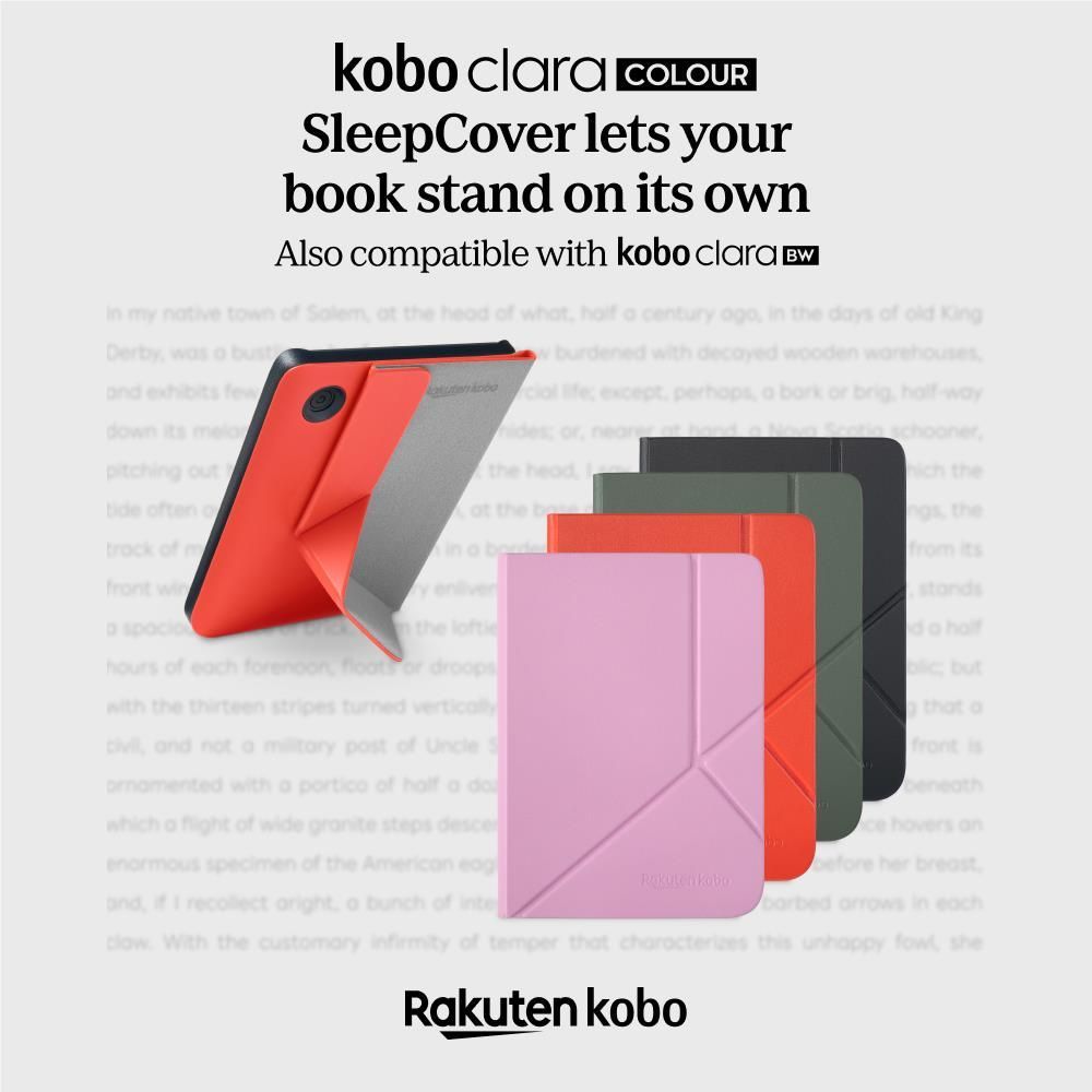 Kobo Clara eReader SleepCover Case (Misty Green)