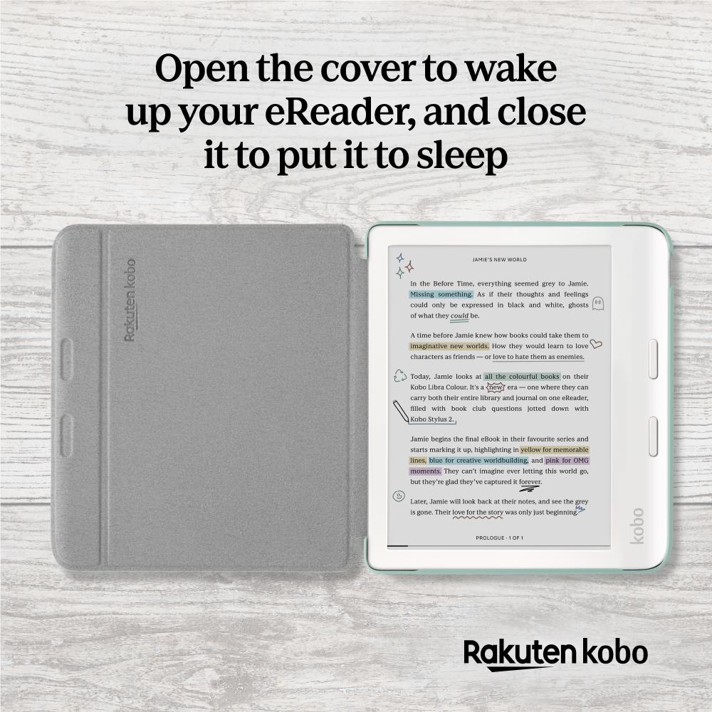 Kobo Libra eReader Basic SleepCover Case (Garden Green)