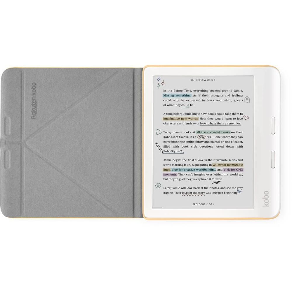 Kobo Libra eReader SleepCover Case (Butter Yellow)
