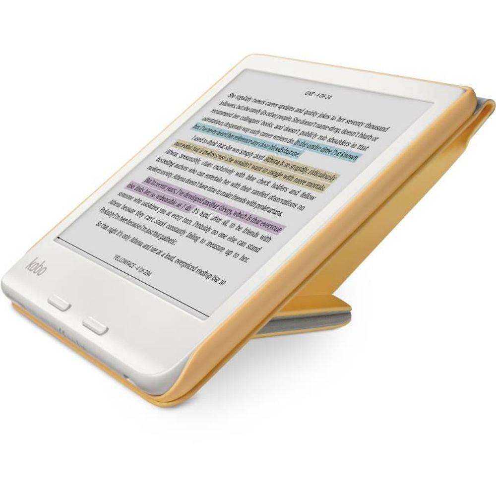 Kobo Libra eReader SleepCover Case (Butter Yellow)