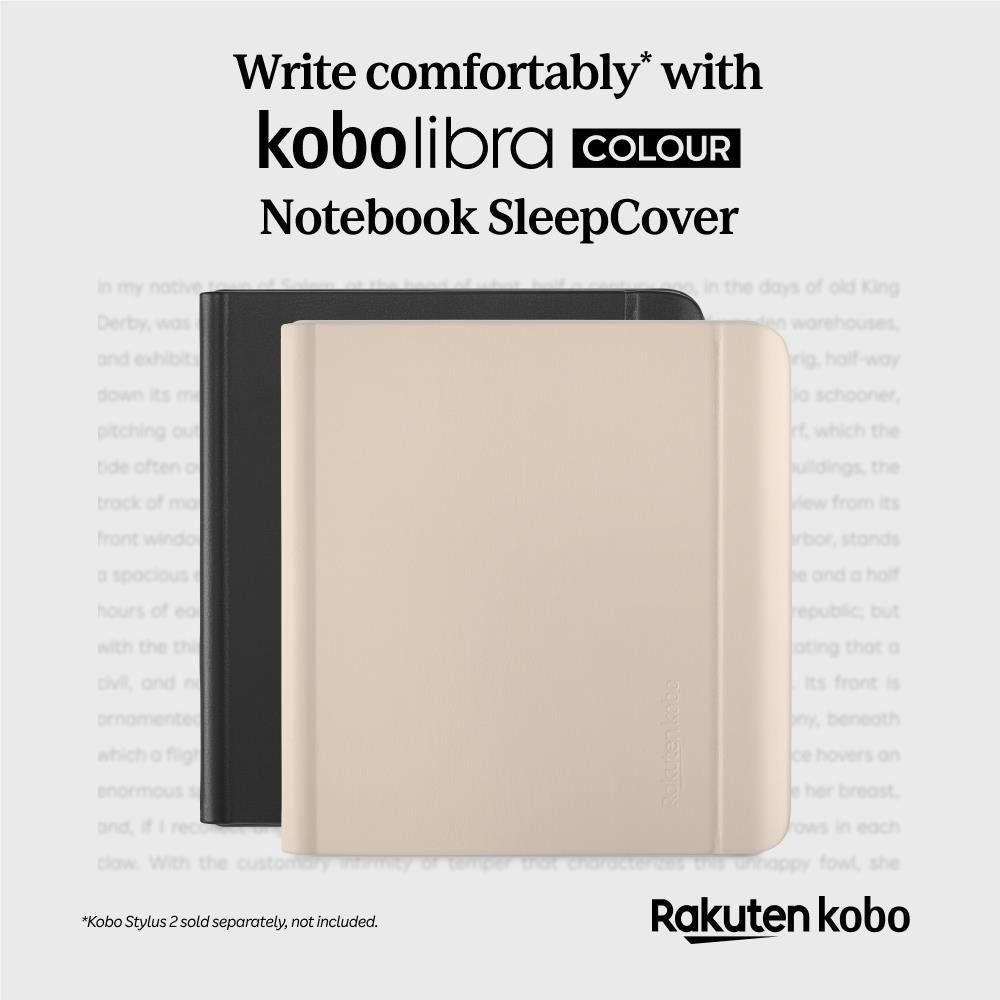Kobo Libra eReader Notebook SleepCover Case (Sand Beige)