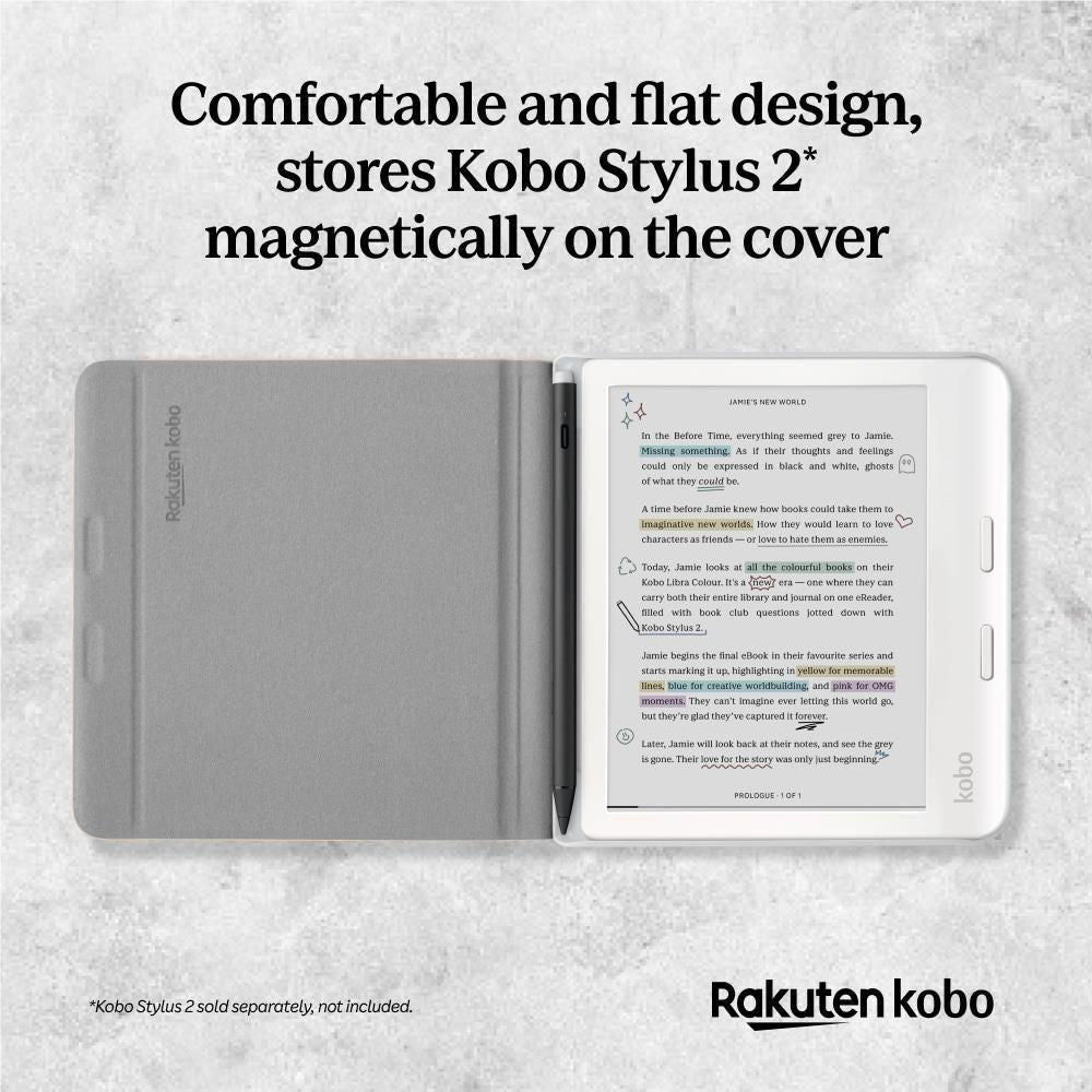 Kobo Libra eReader Notebook SleepCover Case (Sand Beige)