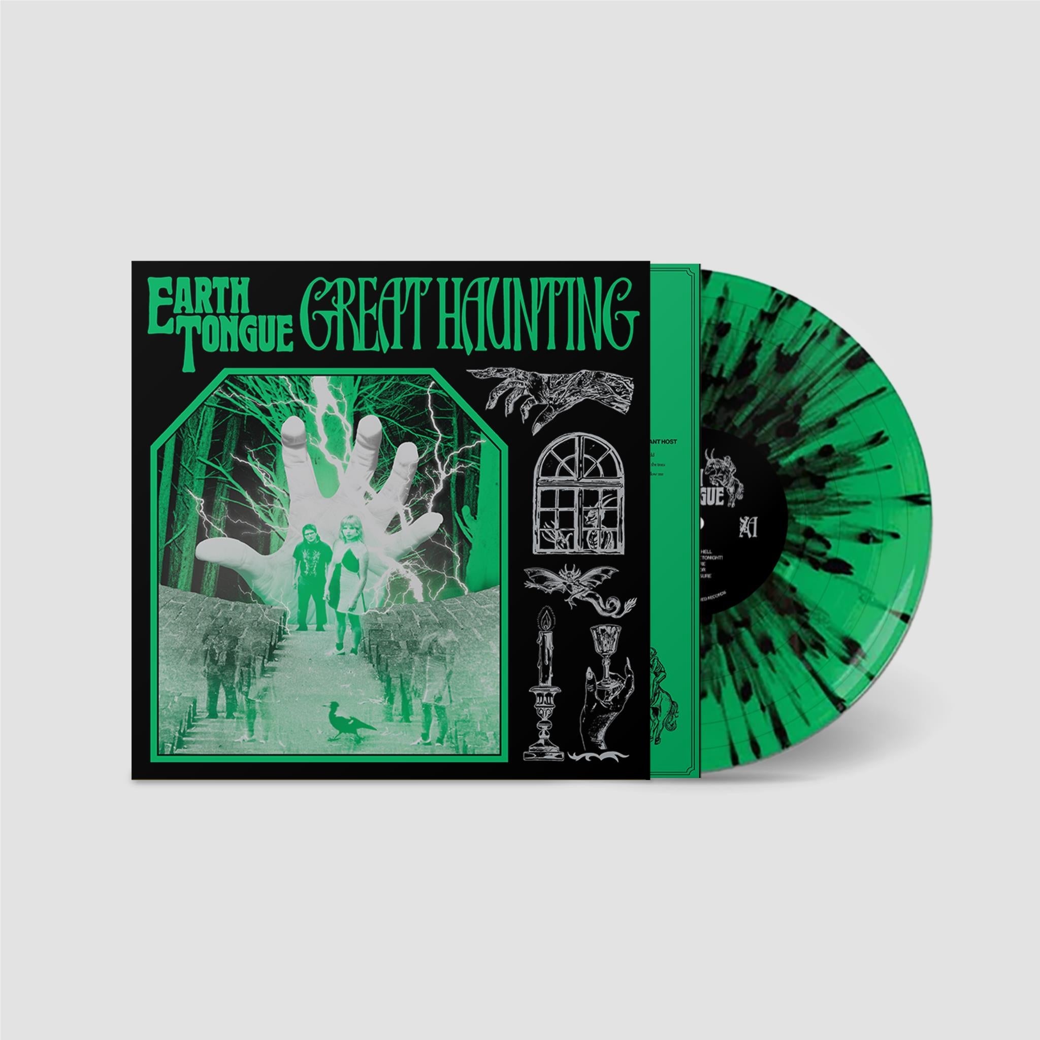 Great Haunting (Green Black Splattered Vinyl) - By: Earth Tongue