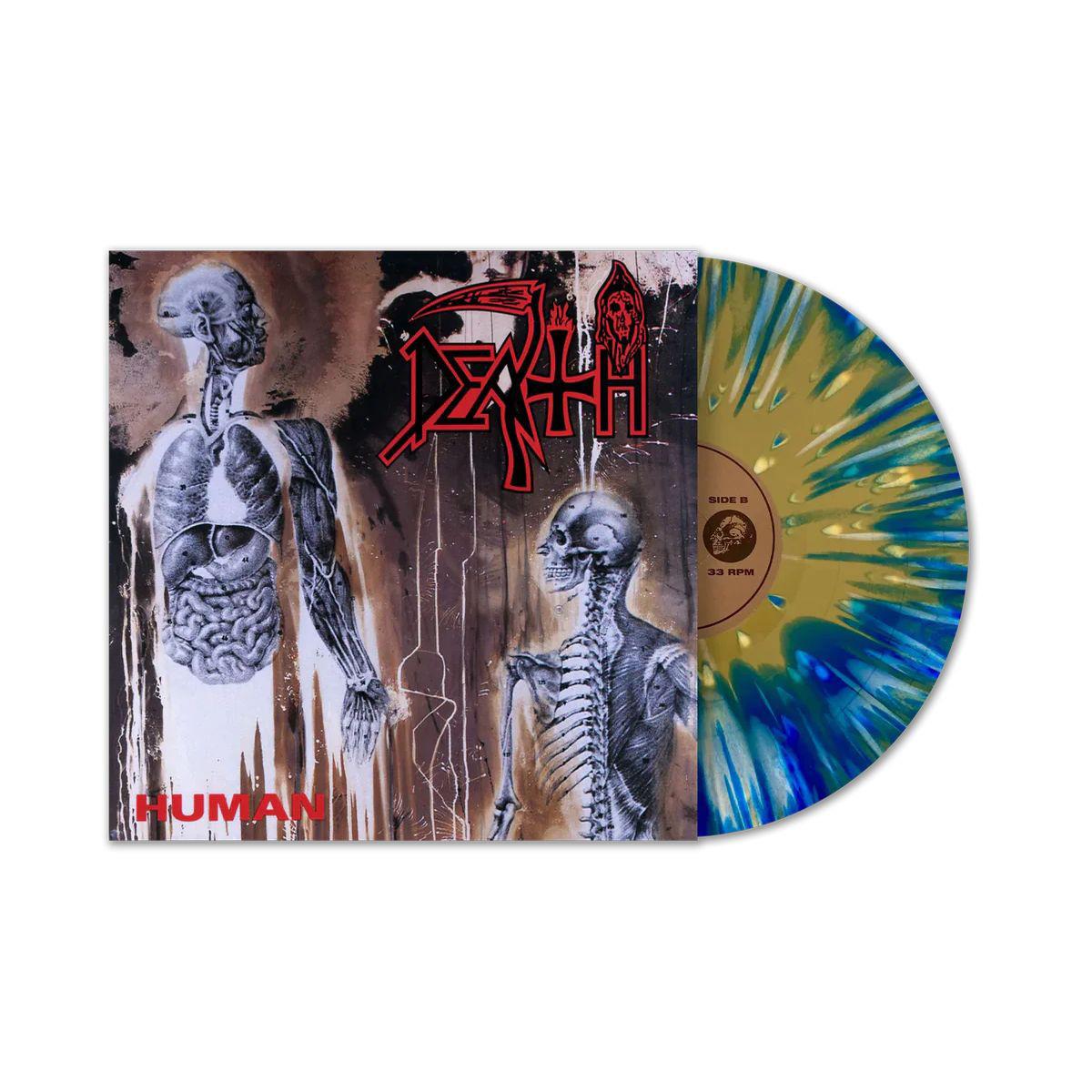 Human (White / Blue / Gold Merge With Splatter Vinyl) - By: Death