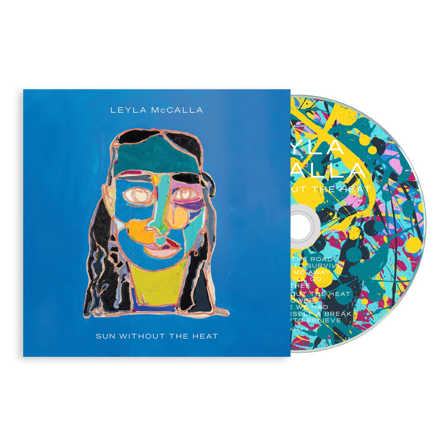 Album set with illustrated cover sleeve and CD featuring abstract colorful artwork
