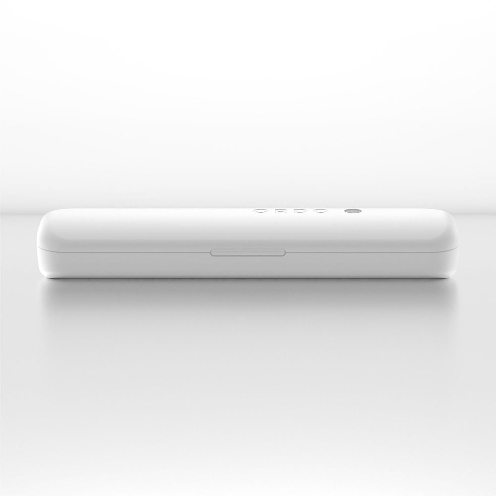 Ordo Sonic+ Electric Toothbrush & Charging Travel Case Bundle (White Silver)