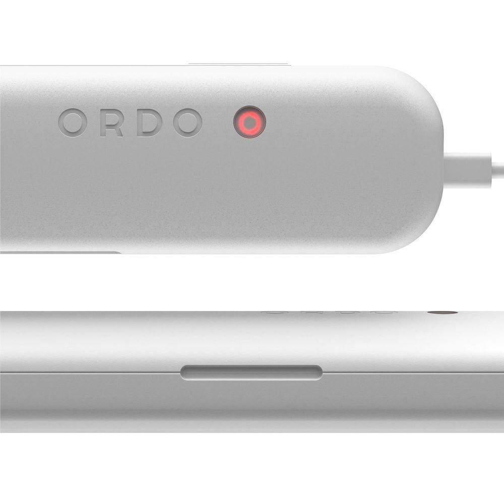 Ordo Sonic+ Electric Toothbrush & Charging Travel Case Bundle (White Silver)