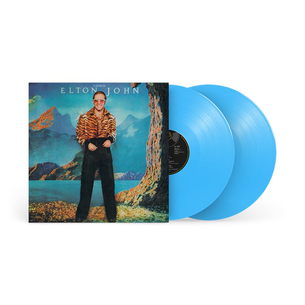 Caribou (Sky Blue Vinyl) - By: Elton John