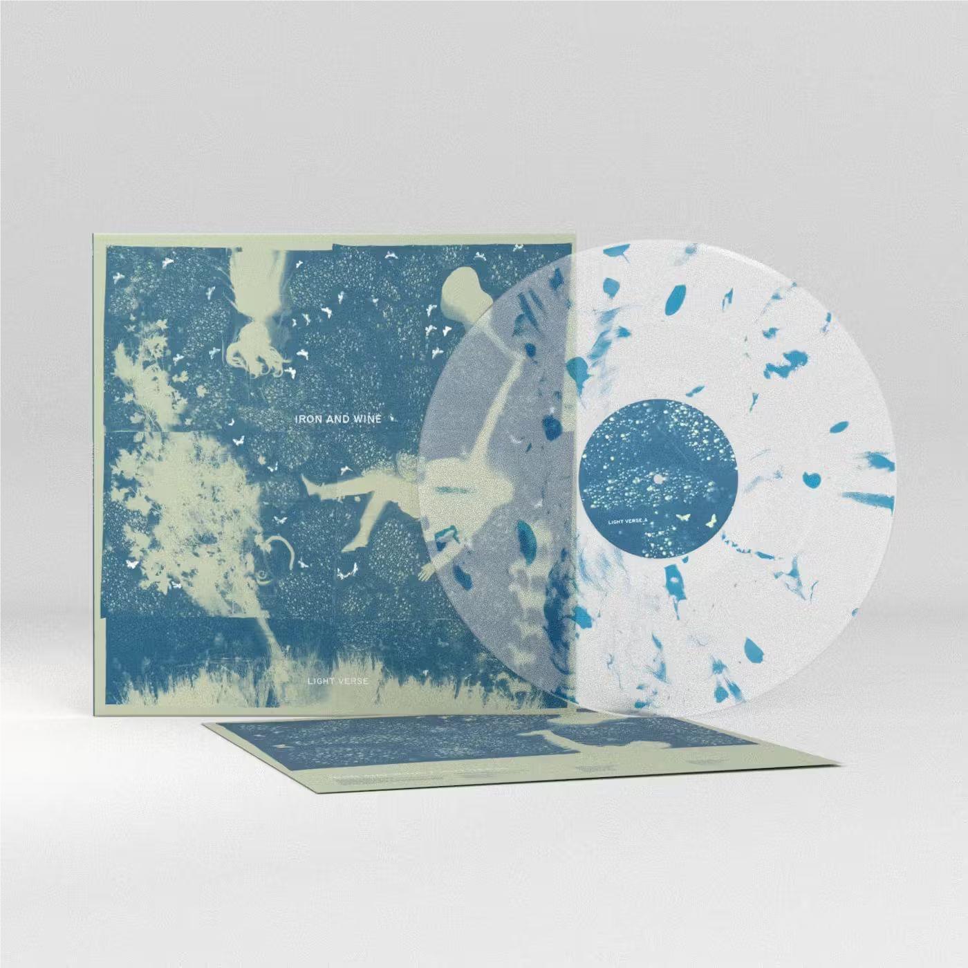 Light Verse (Clear w/Blue Swirl Vinyl) - By: Iron & Wine