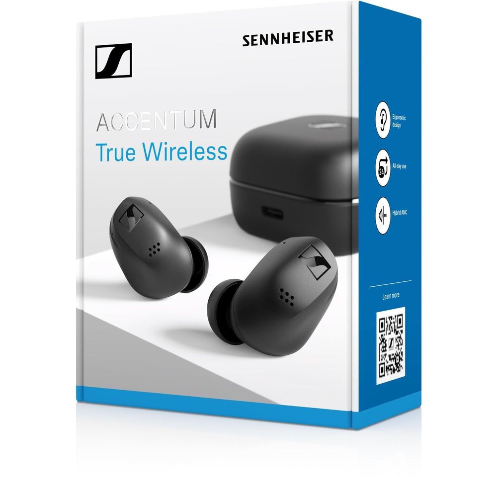 Sennheiser ACCENTUM True Wireless ANC In-Ear Headphones (Black)