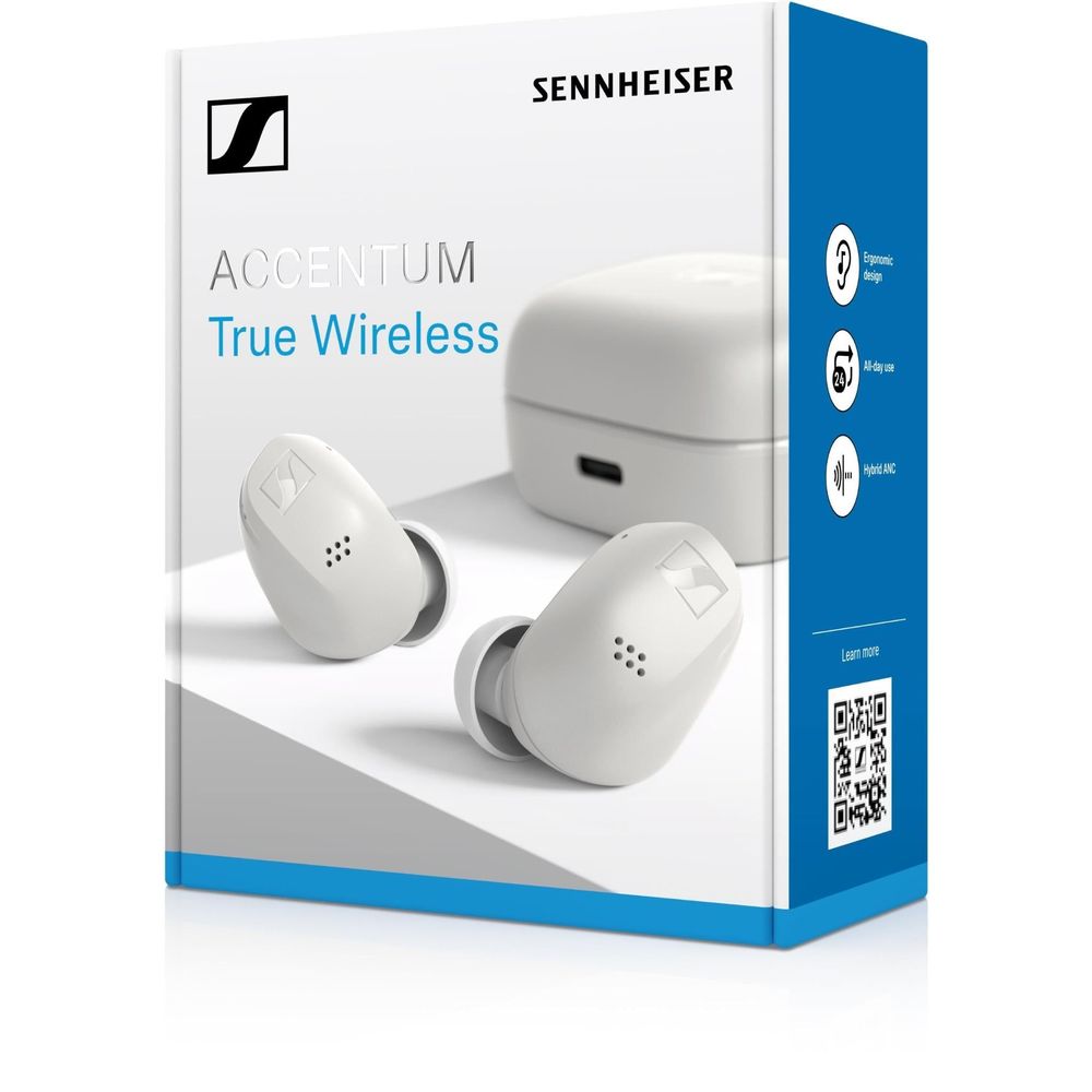 Sennheiser ACCENTUM True Wireless ANC In-Ear Headphones (White)