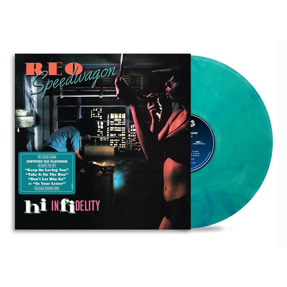 Hi Infidelity (Sea Glass Coloured Vinyl) - By: Reo Speedwagon