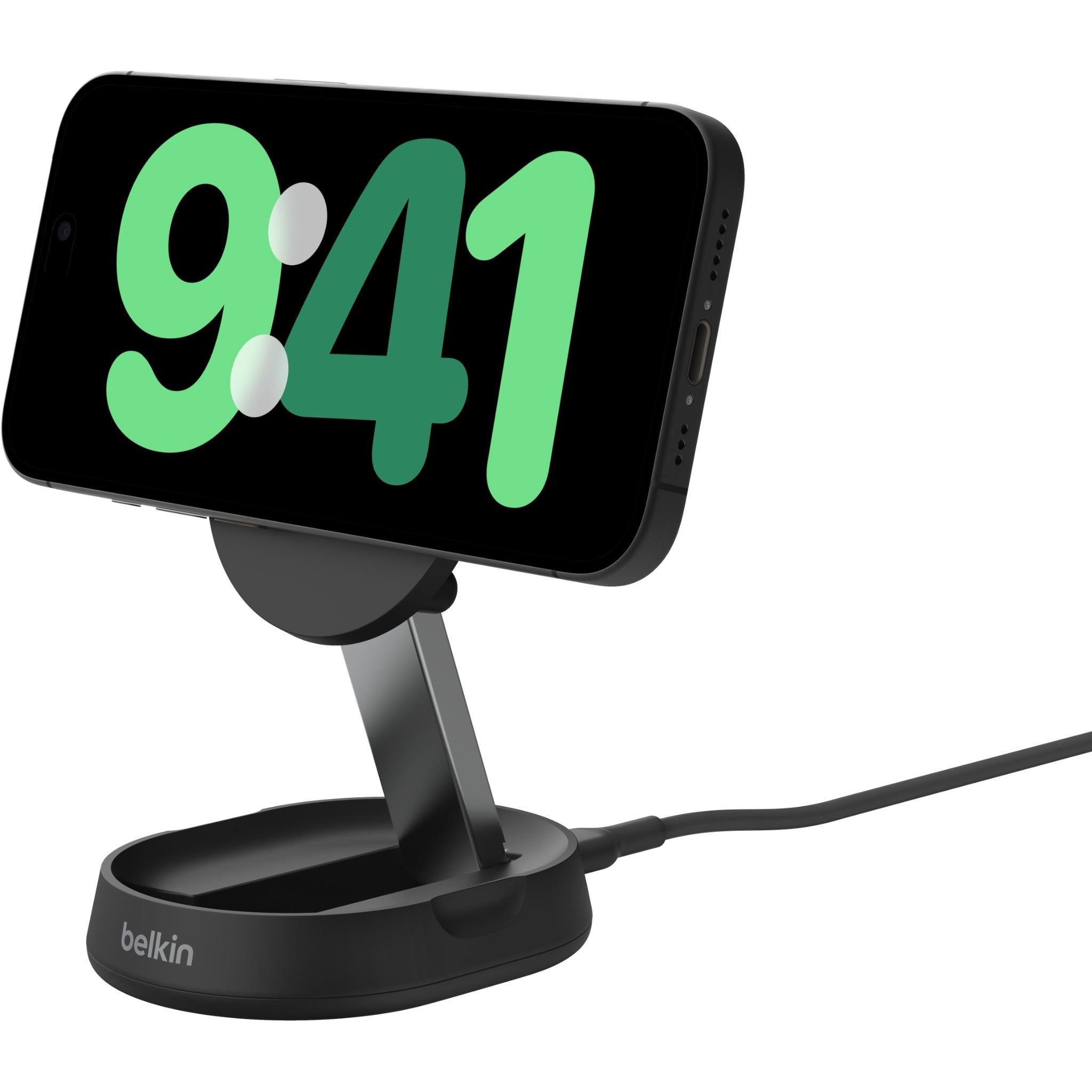 Belkin BoostCharge Pro Convertible Magnetic Qi2 Charging Stand (Black)