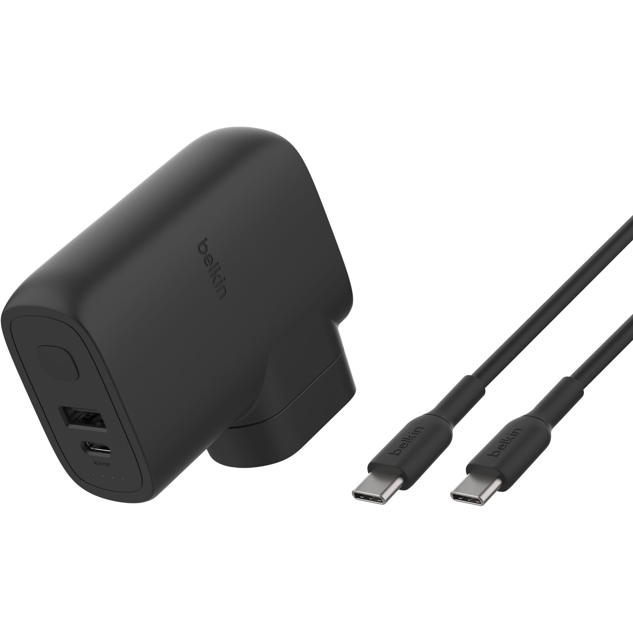 Belkin BoostCharge Hybrid Wall Charger 25W + Power Bank 5K with Travel Adapter Kit