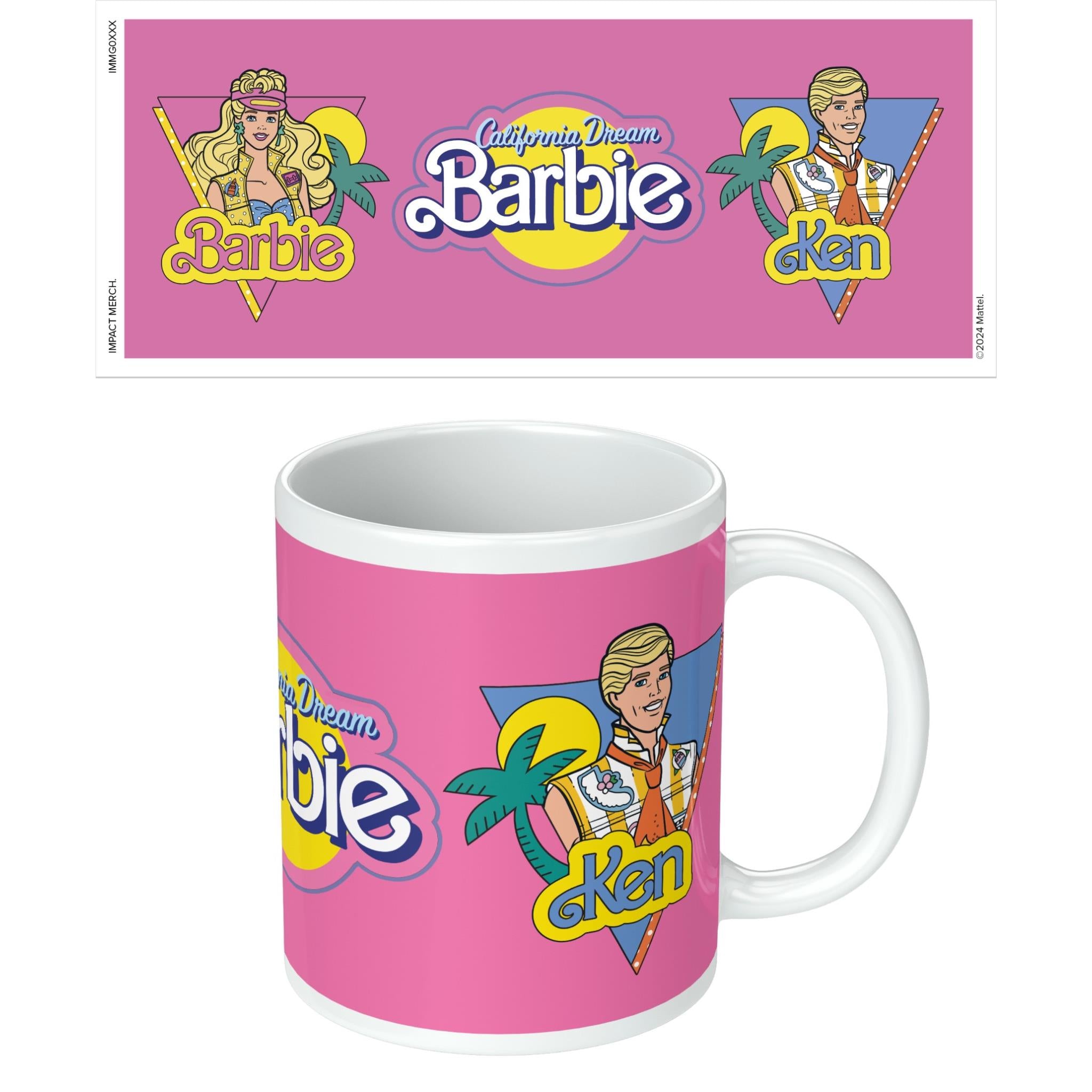 Impact Merch Barbie Mug (Retro Ken & Barbie)