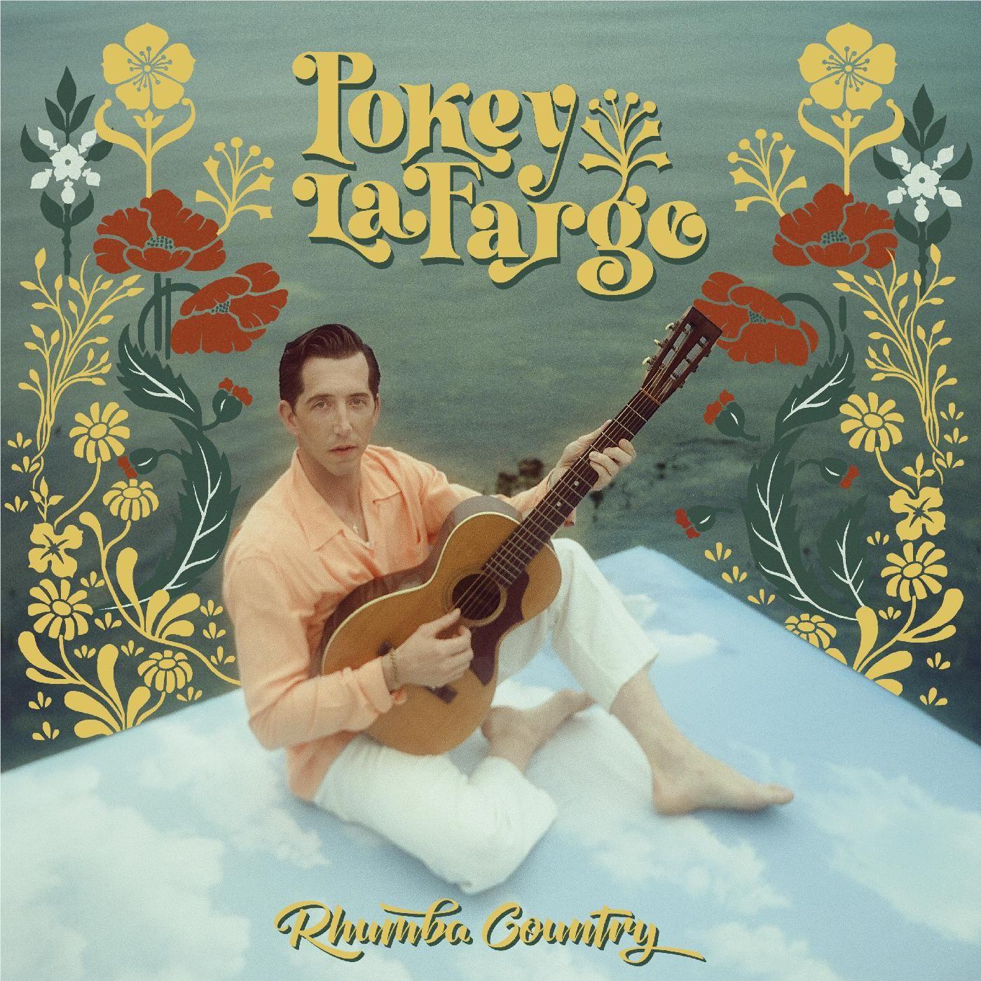 Album cover for Rhumba Country featuring a man holding an acoustic guitar