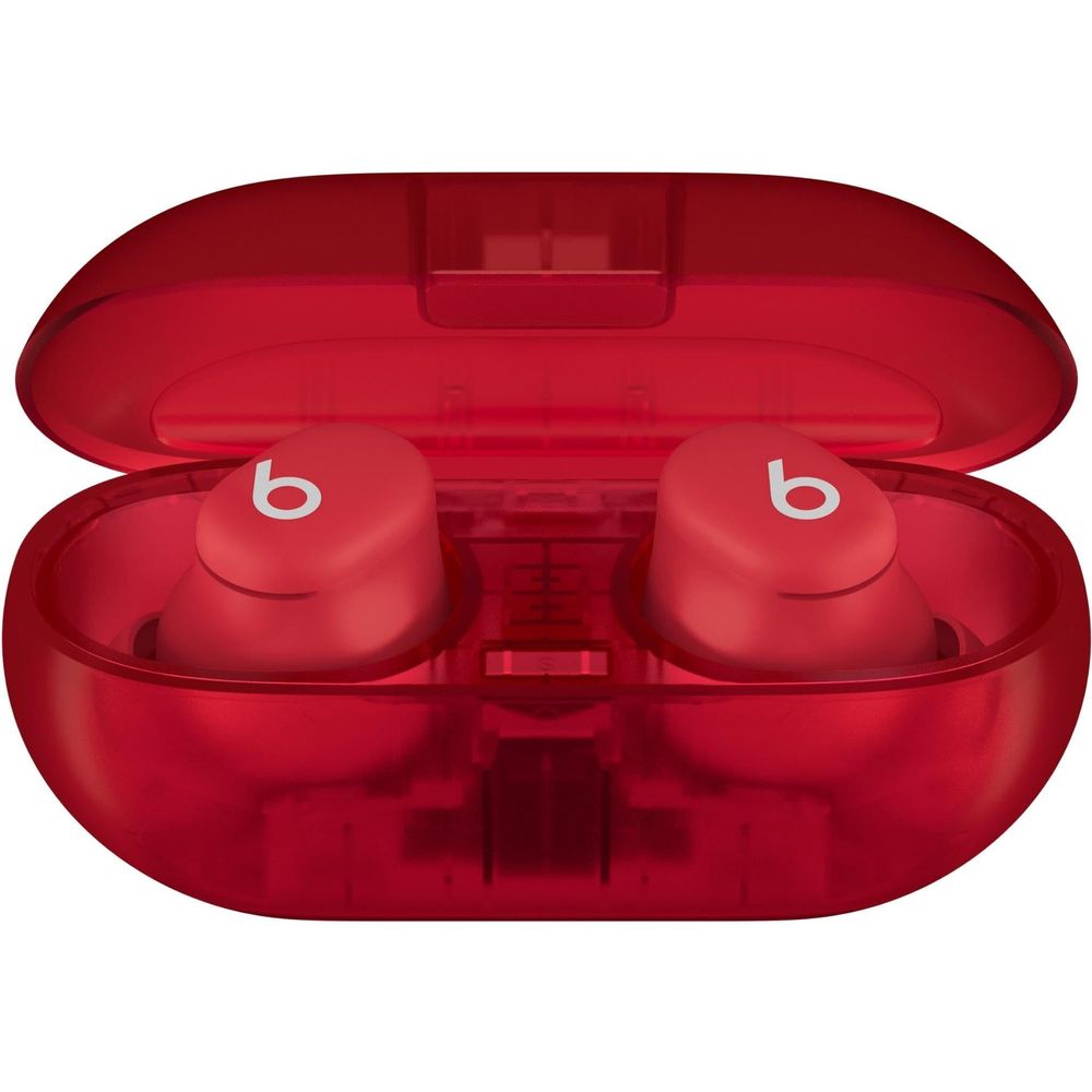 Beats Solo Buds True Wireless Earbuds (Transparent Red)