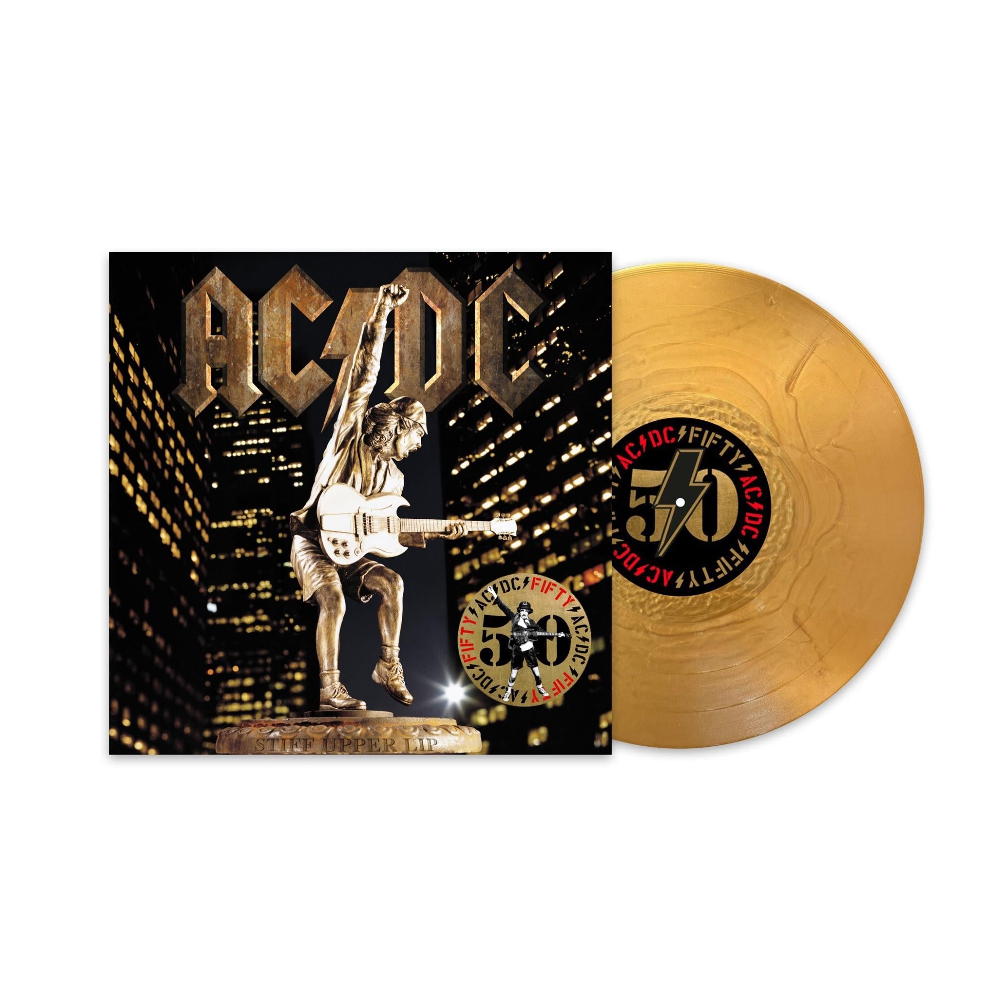 Stiff Upper Lip (Gold Nugget Vinyl) - By: Ac/dc