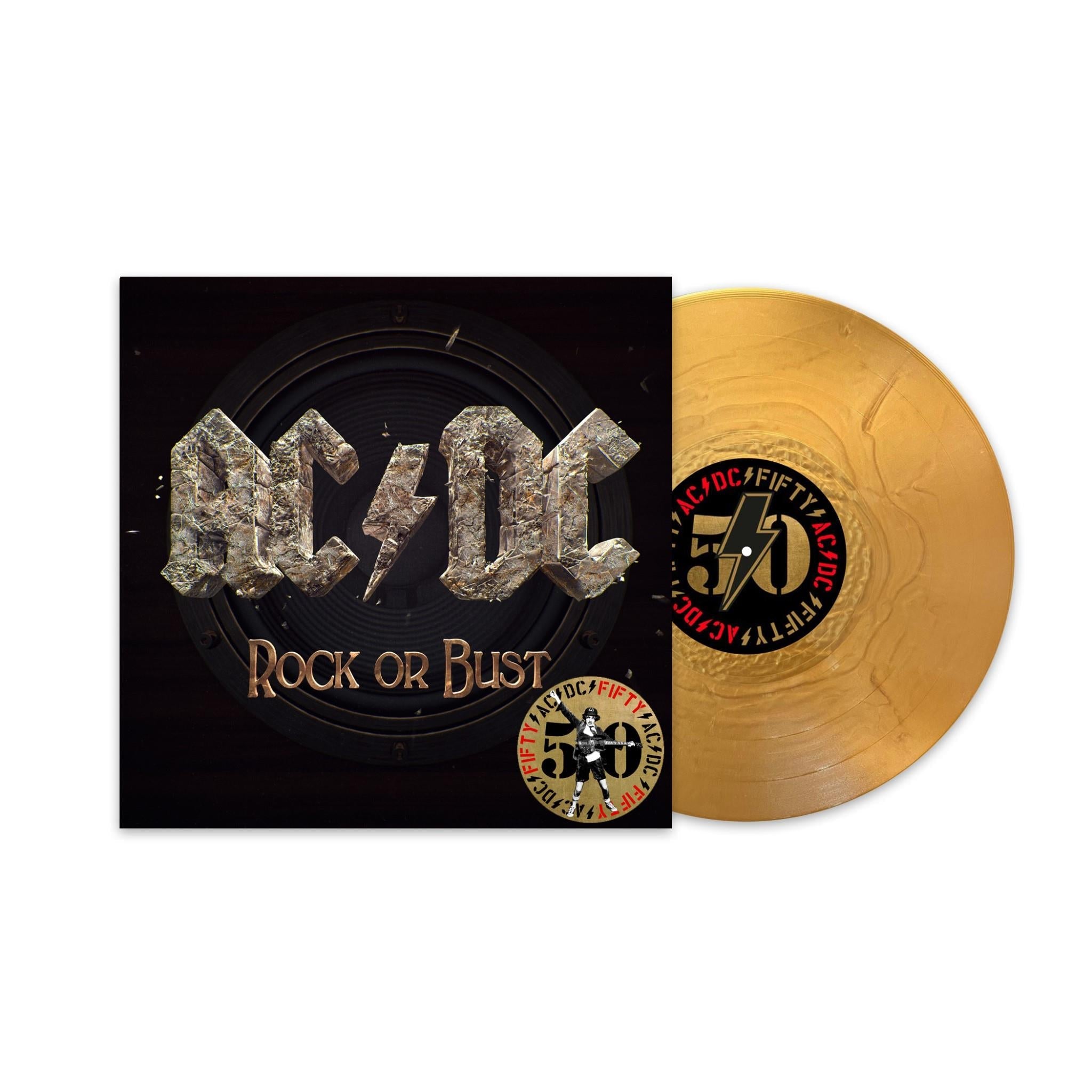 Rock or Bust (Gold Nugget Vinyl) - By: Ac/dc