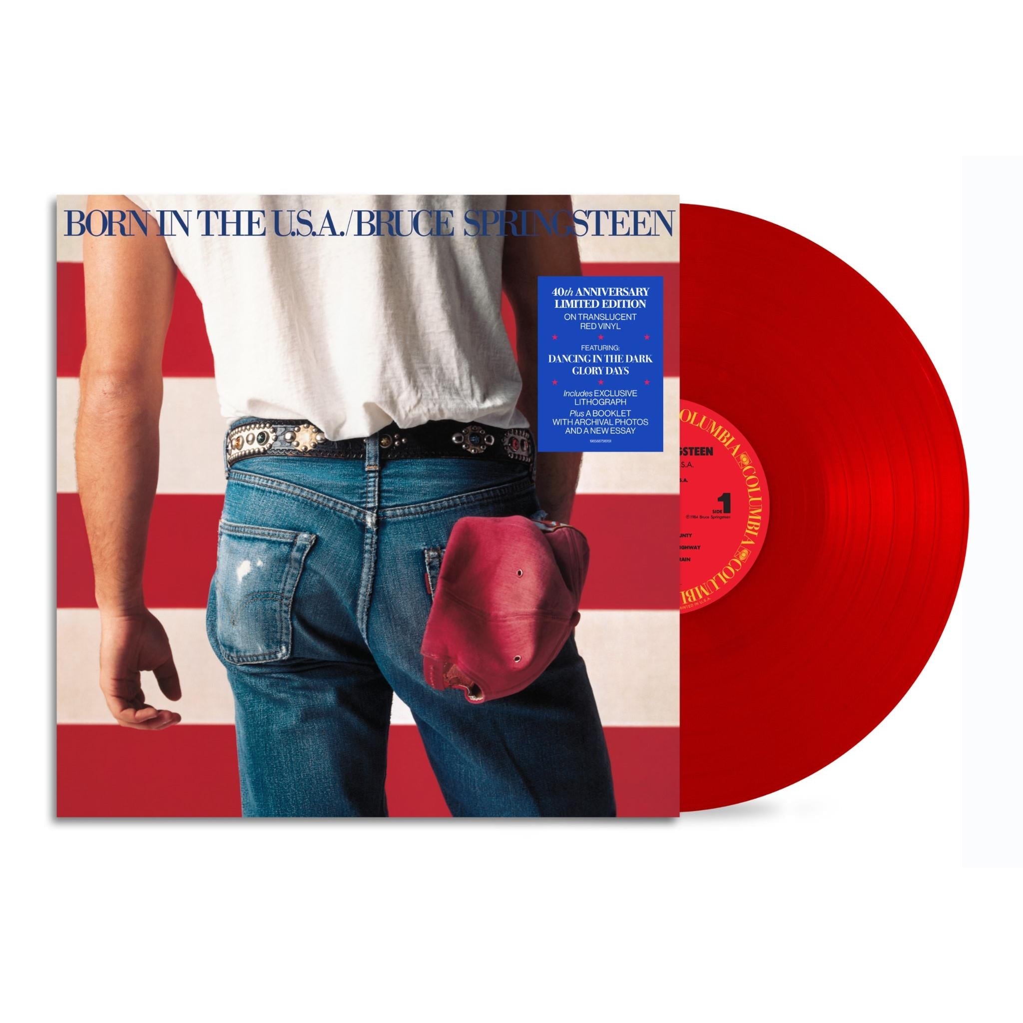 Born In The U.S.A (40th Anniversary Edition Red Vinyl) - By: Bruce Springsteen