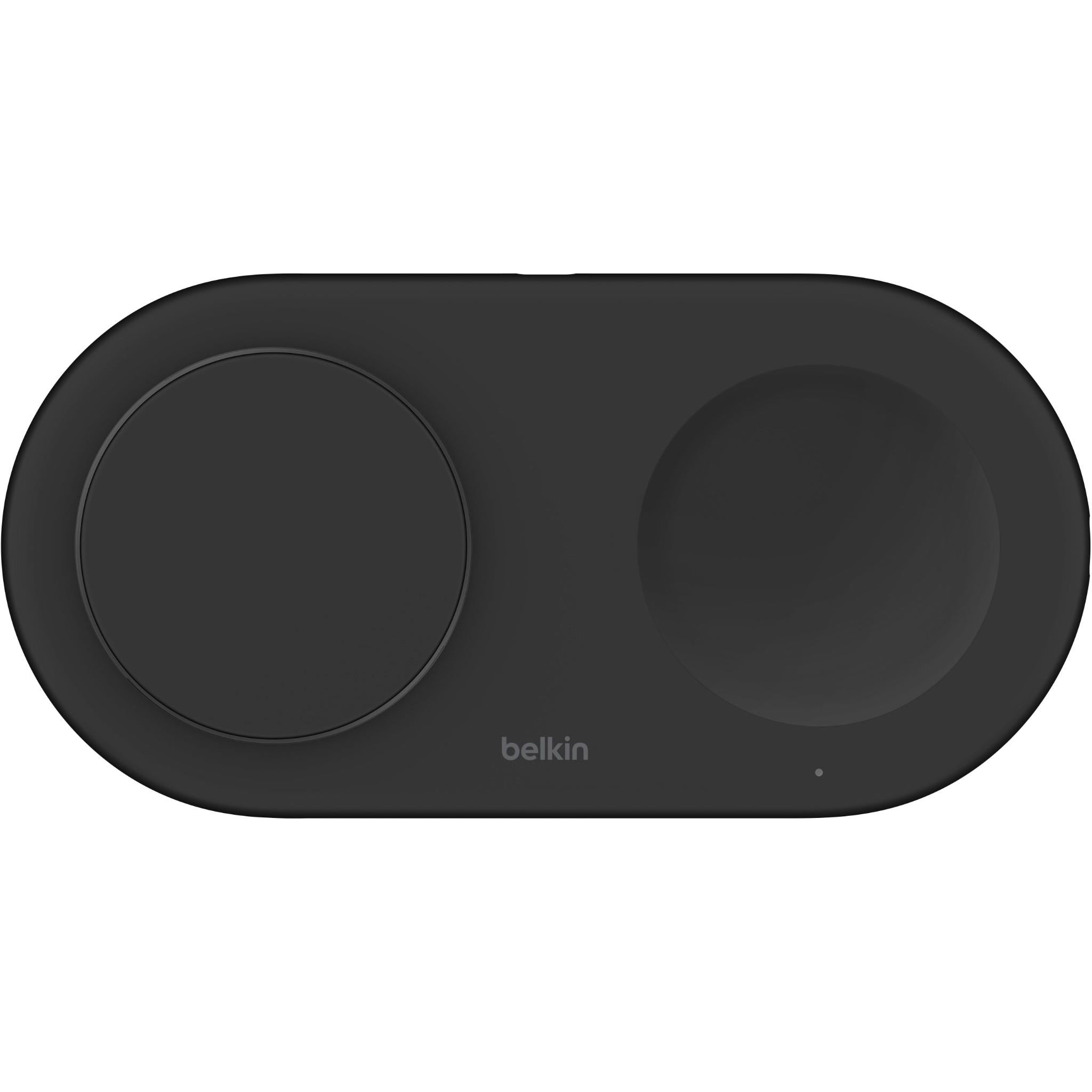 Belkin BoostCharge Pro2-in-1 Magnetic Wireless Charging Pad with Qi2 15W (Black)