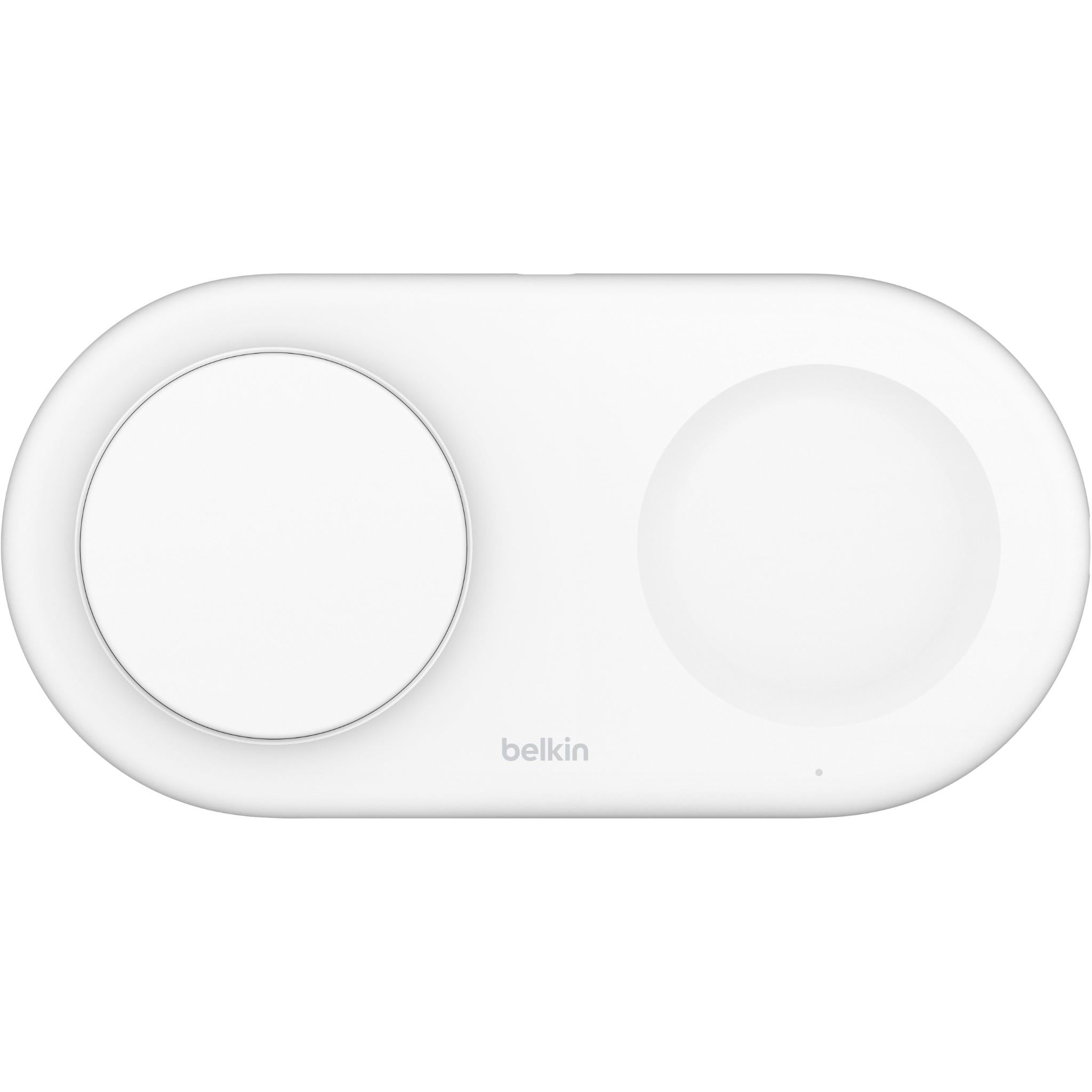 Belkin BoostCharge Pro2-in-1 Magnetic Wireless Charging Pad with Qi2 15W (White)