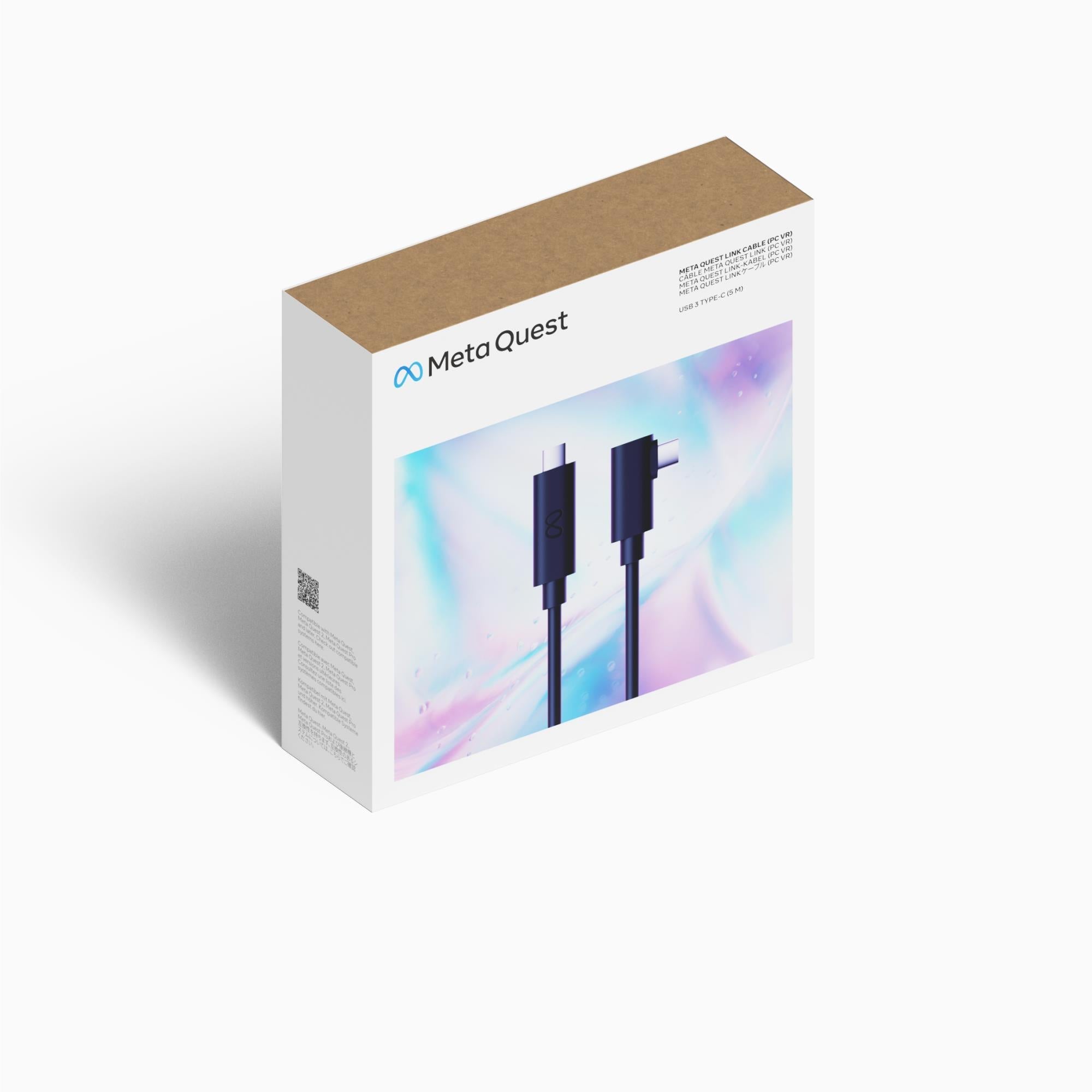 Meta Quest Link Cable 5m fibre optic USB-C cable in white, image 4 - Electronic Gaming Accessories at Tech Supply Shed NZ